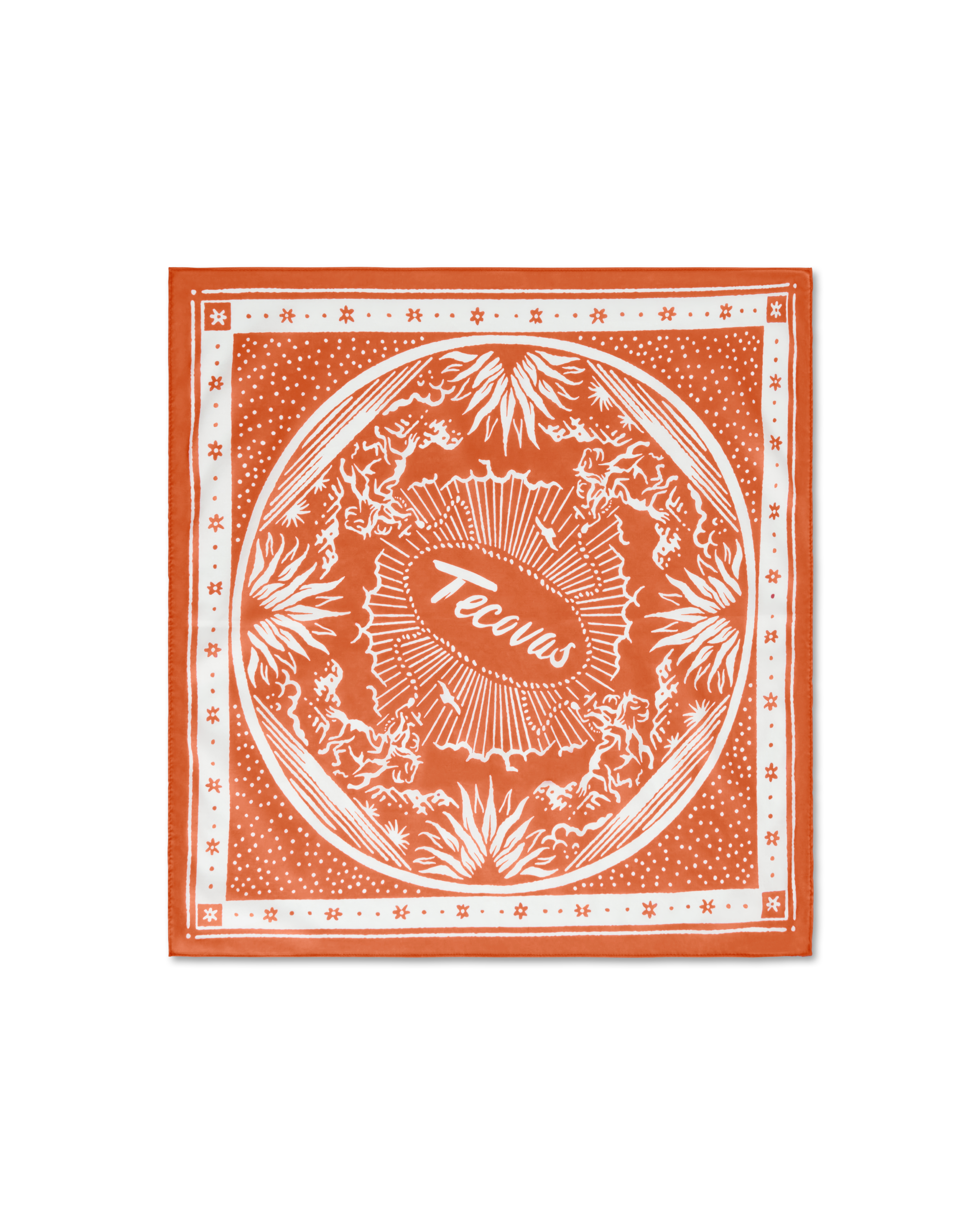 Gameday Bandana - Burnt Orange Cotton