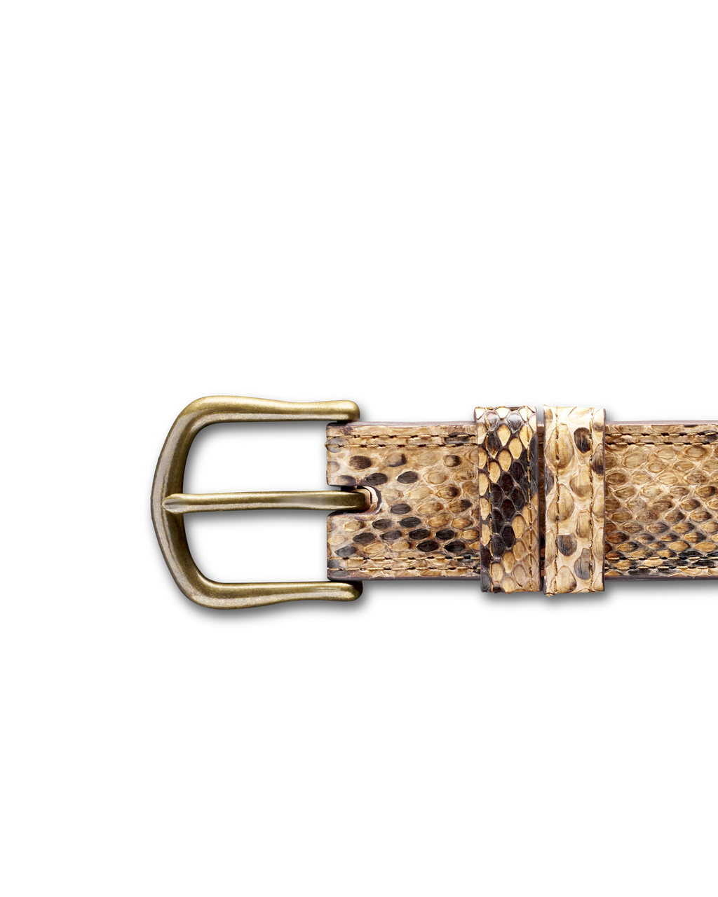 Women's Python Belt - Natural Python