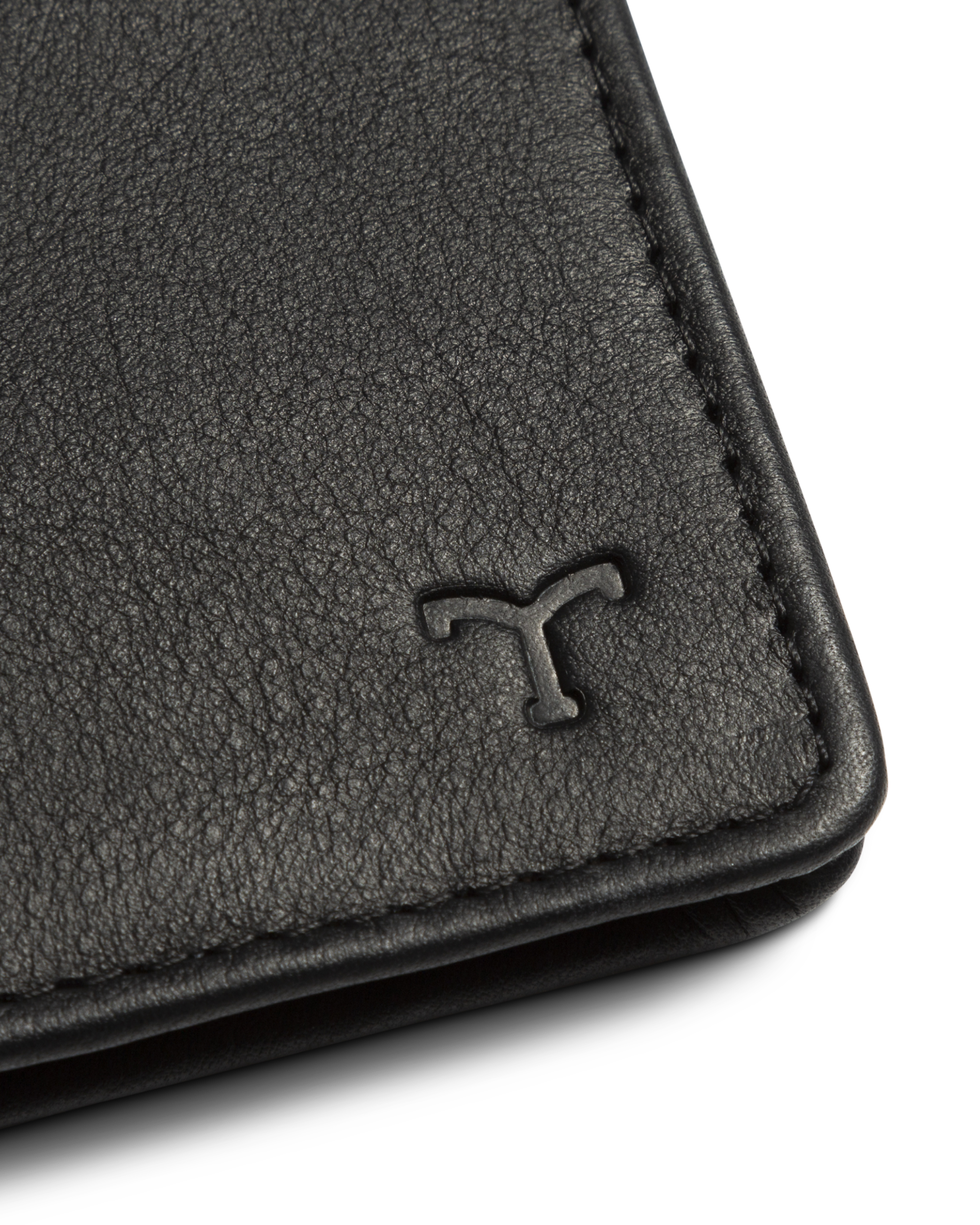 Cowhide Bifold Card Case - Midnight Cowhide