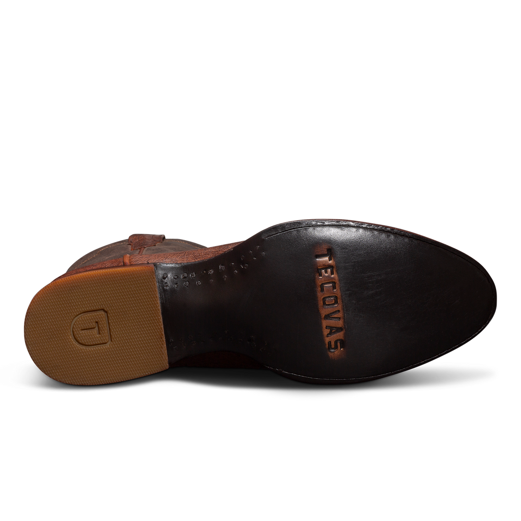 The Wade - Russet Smooth Ostrich