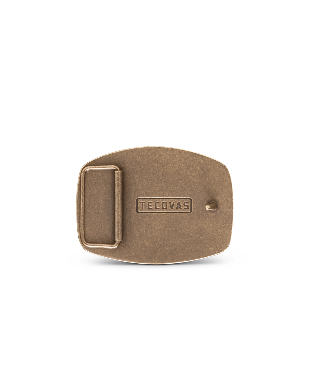 Bison Buckle - Antique Brass Metal