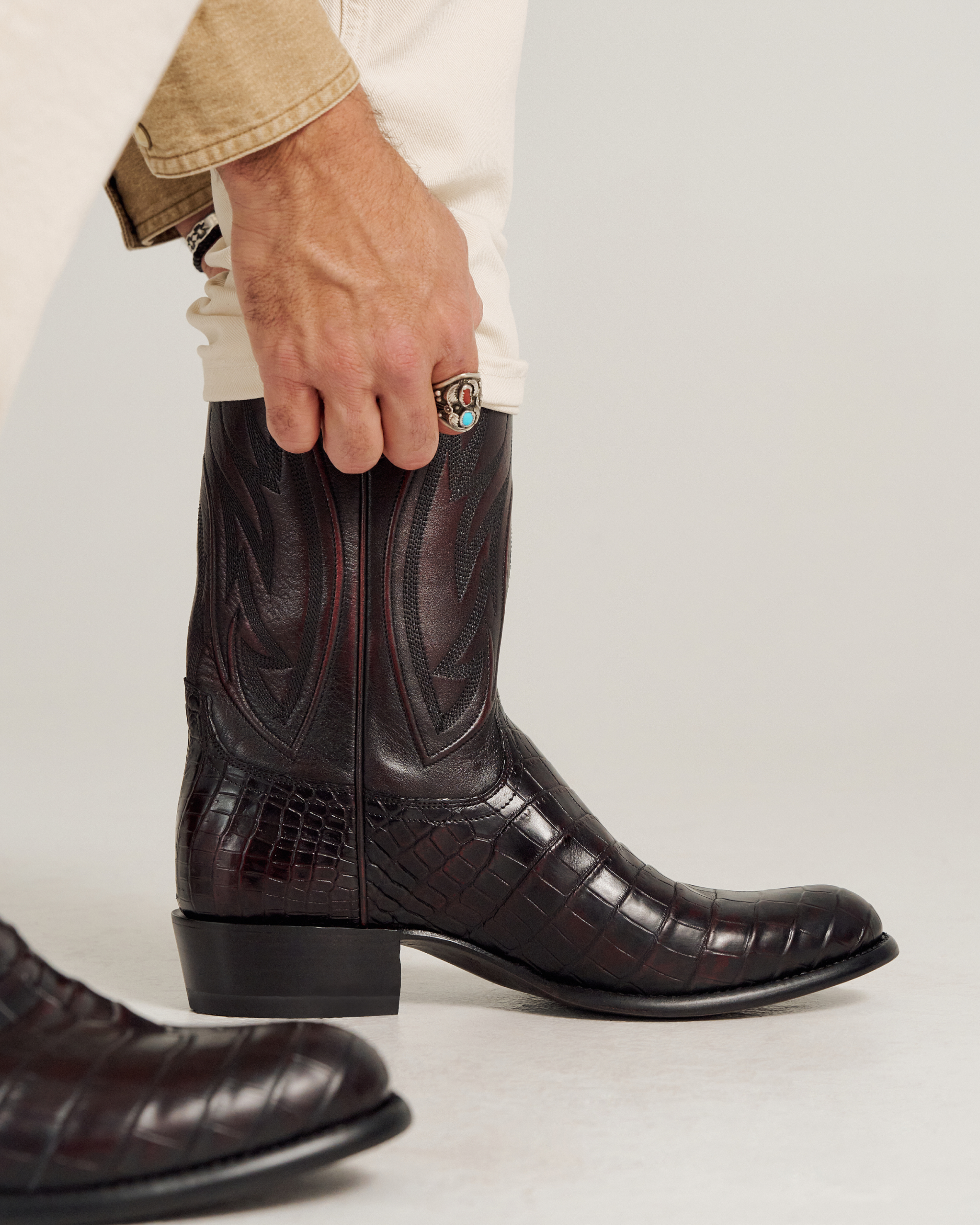 The Cooper - Black Cherry Crocodile