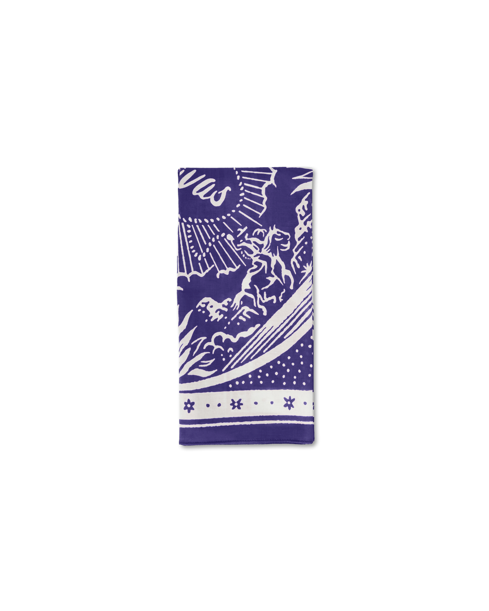 Gameday Bandana - Purple Cotton