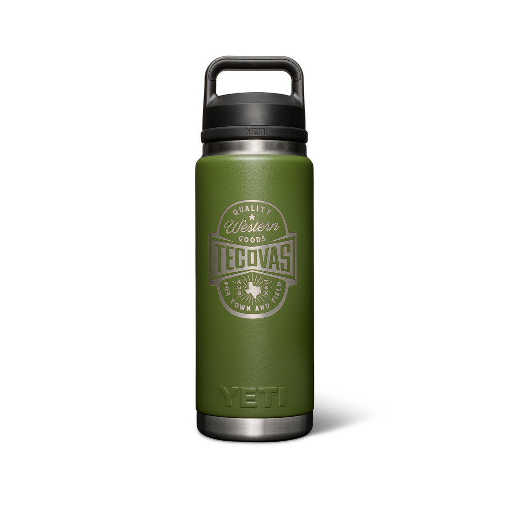 For Town & Field YETI 26oz Water Bottle - Highland Green Metal