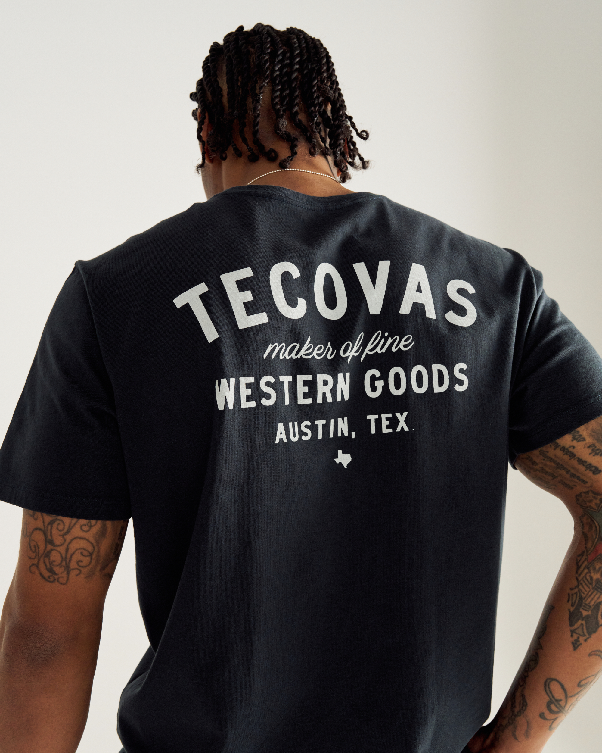 Men's Fine Makers Pocket Tee - Black Bone Supima Cotton