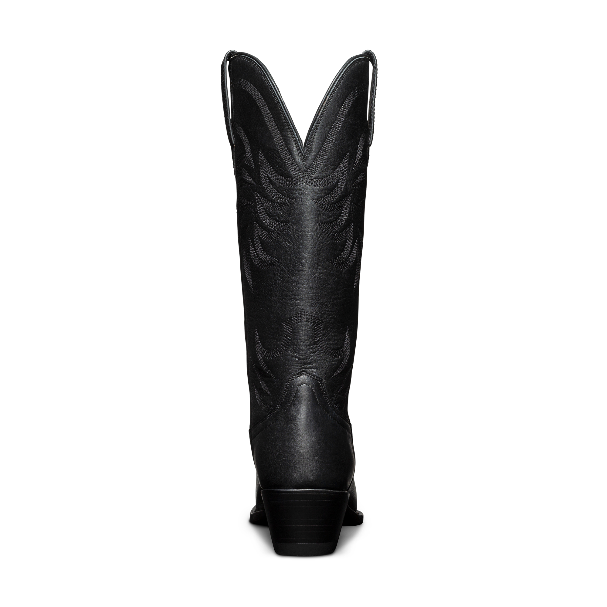 The Annie Wide Calf - Midnight Cowhide