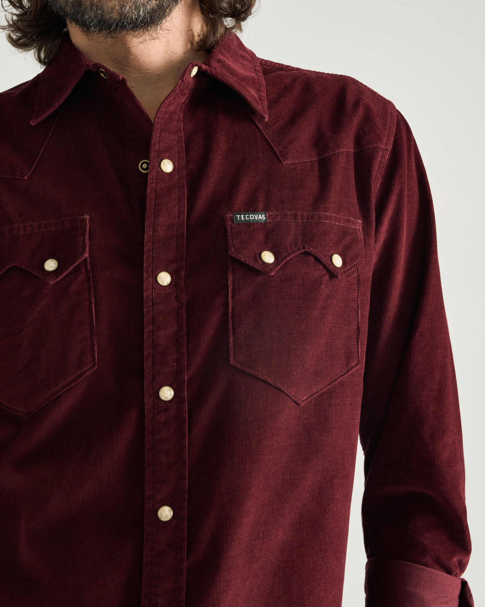 Men's Long Sleeve Texas Weight Corduroy Pearl Snap - Port Corduroy