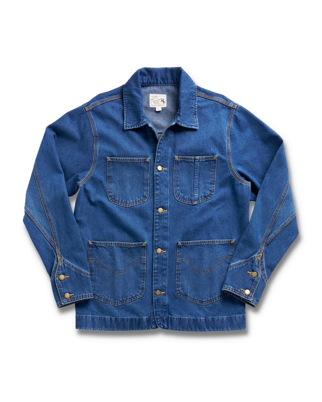 Men's Denim Chore Jacket - Medium Wash Denim