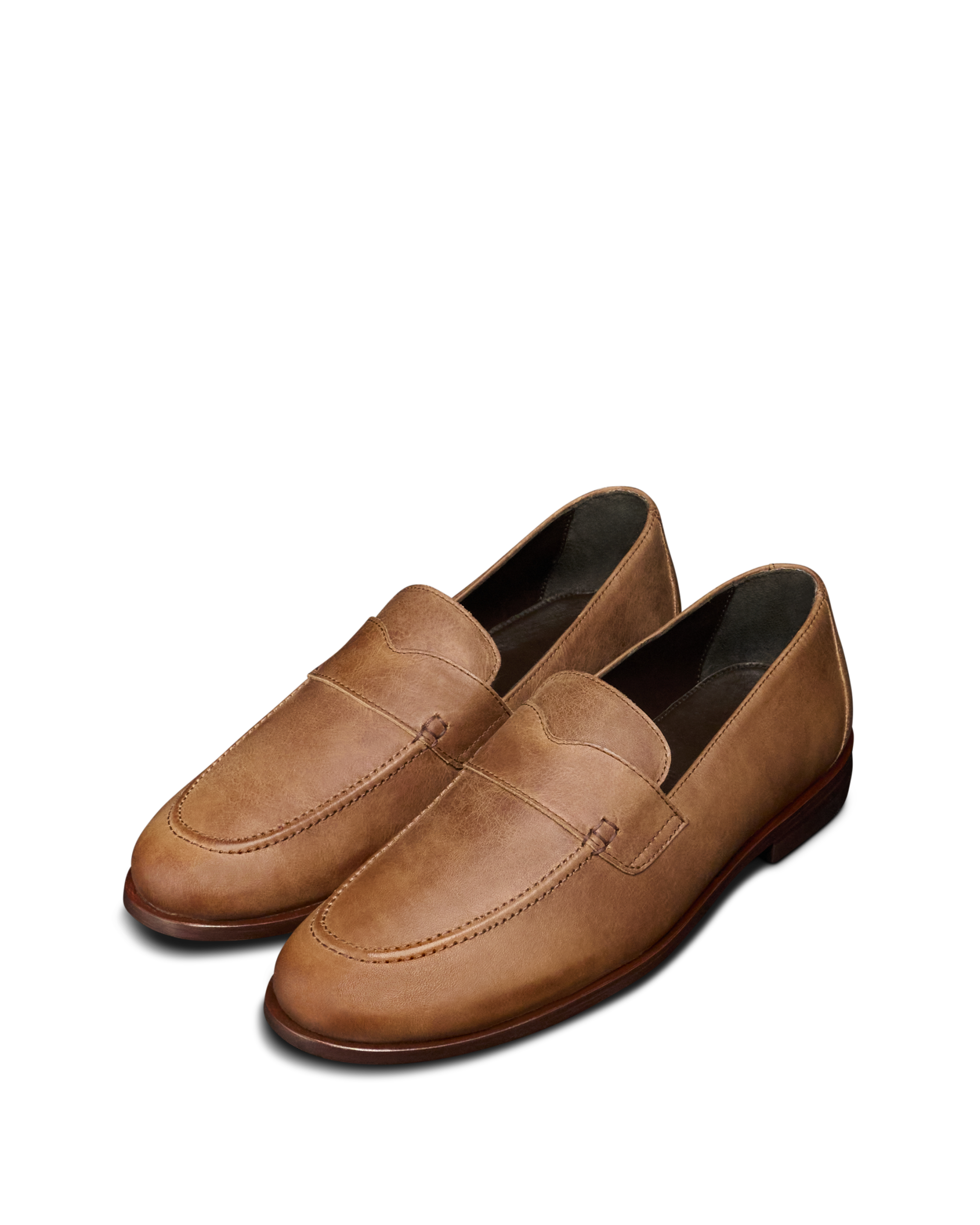 The Monterrey Penny - Chestnut Cowhide