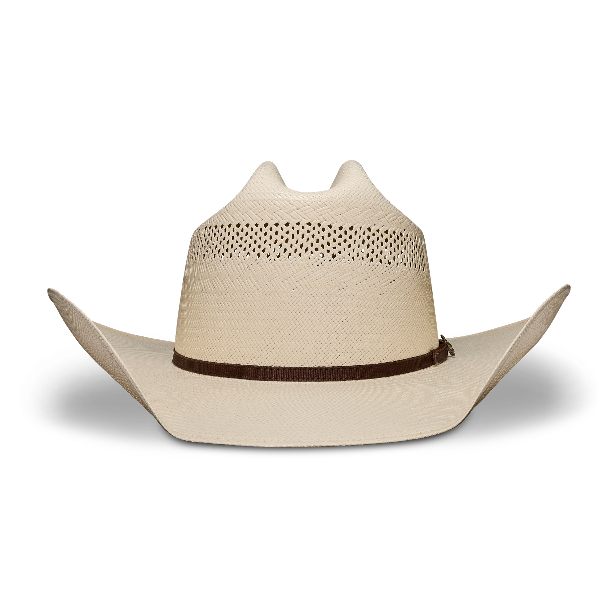 Cattleman Straw Cowboy Hat - Natural Straw