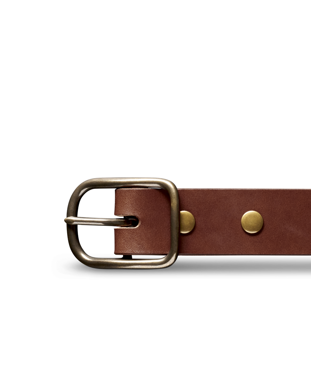 Men's Harness Leather Belt - Bourbon Cowhide