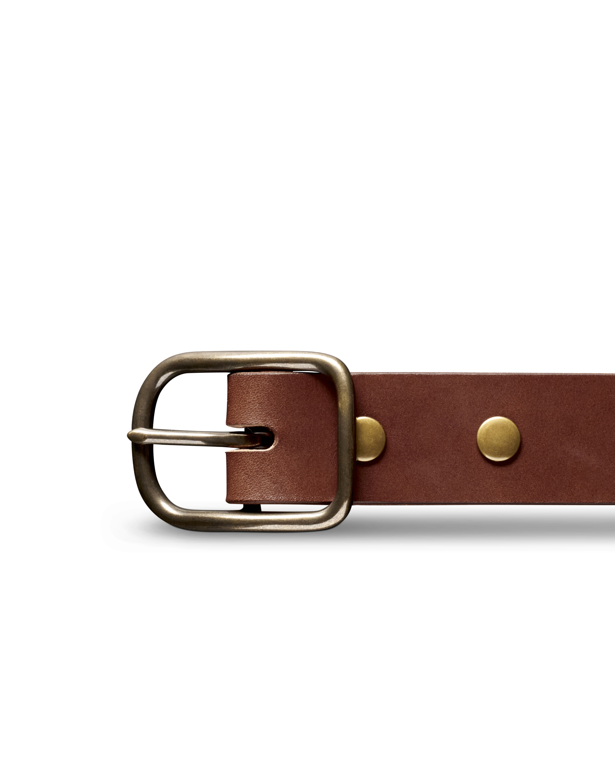 Men's Harness Leather Belt - Bourbon Cowhide