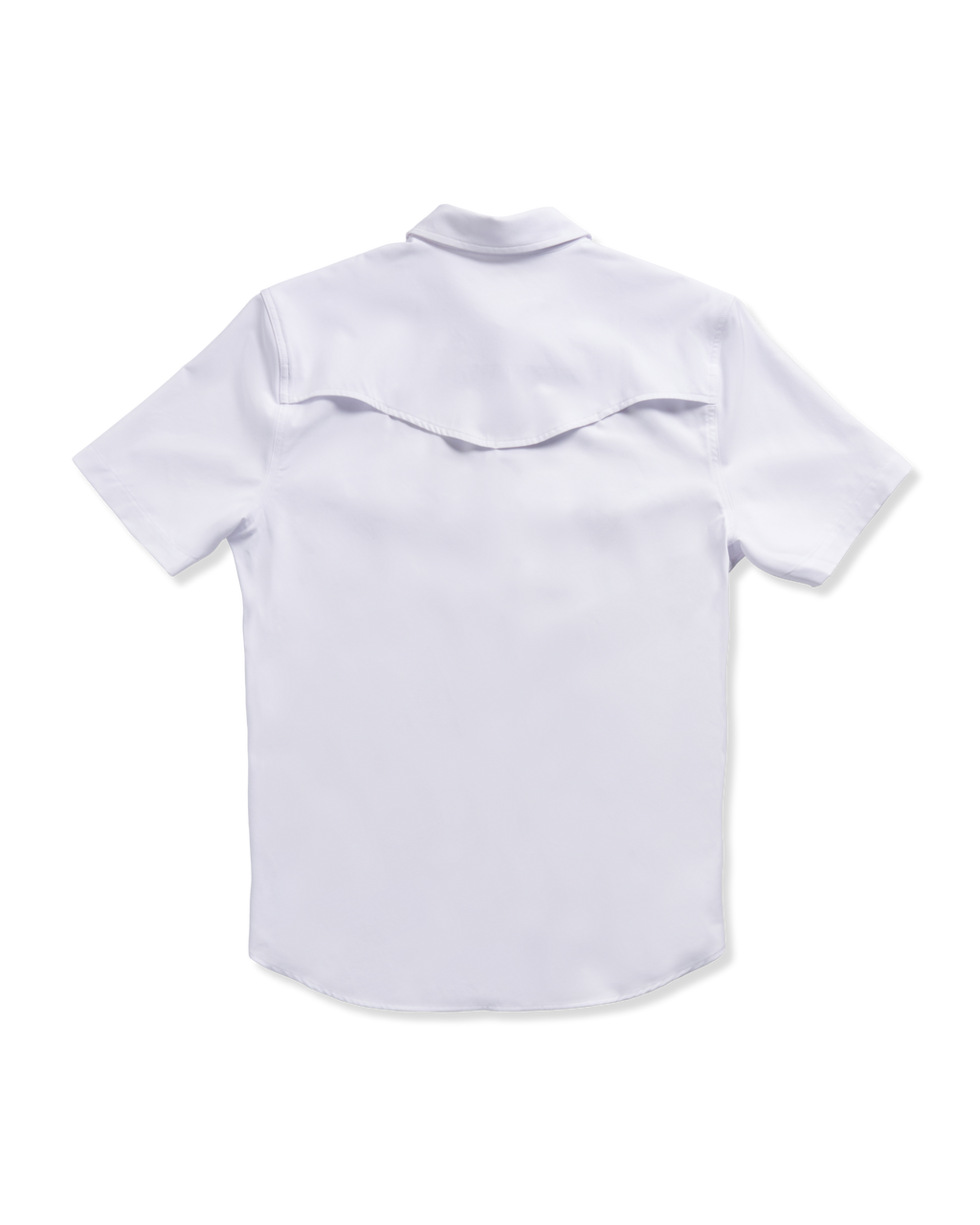 Men's Performance Short Sleeve Western Pearl Snap - White Performance