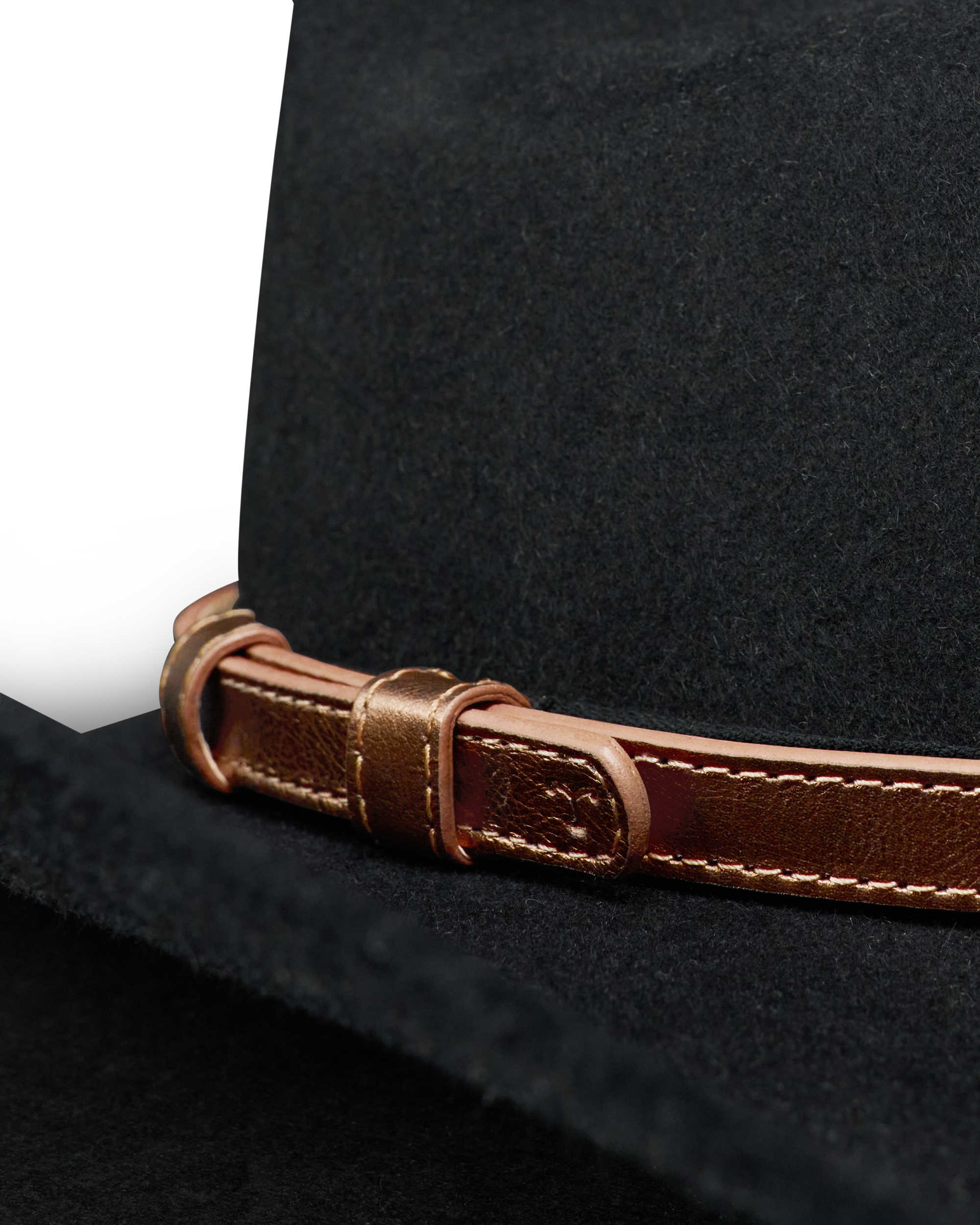 Hat Band - Copper Cowhide