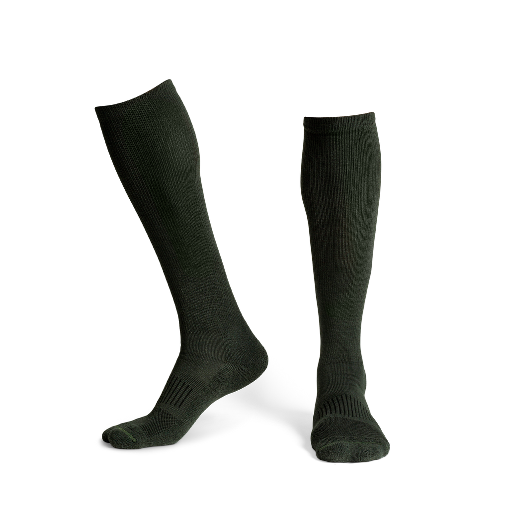 Over-The-Calf Socks (Single) - Forest Polyester Spandex