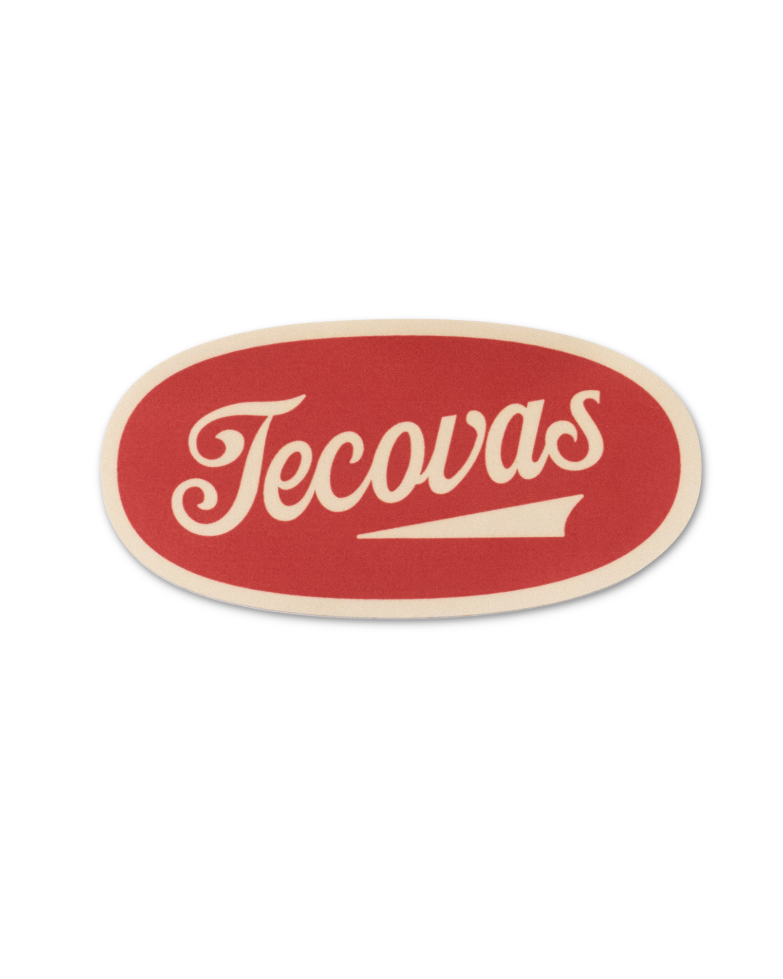 Tecovas Red Logo Sticker - Red Sticker