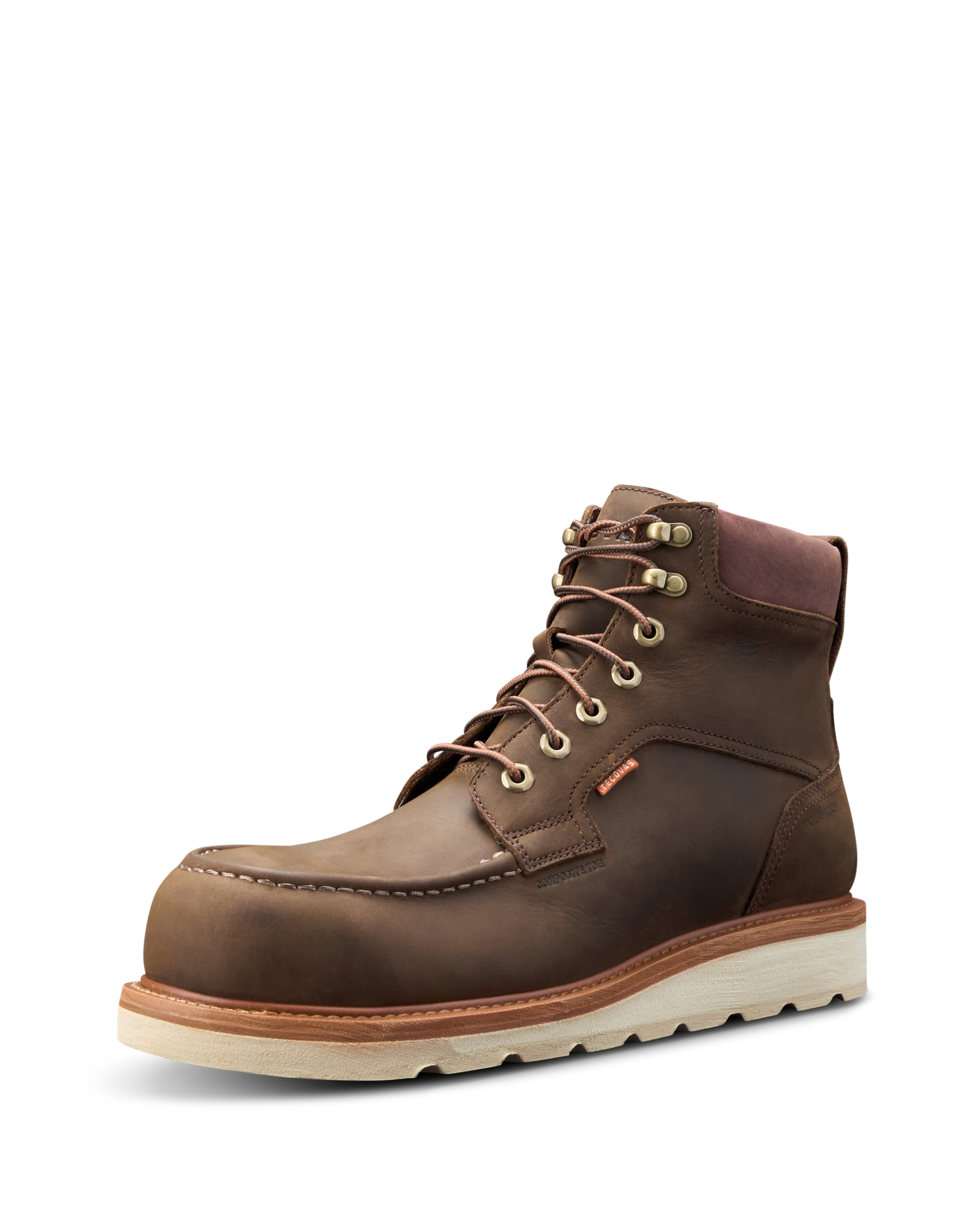 LongHaul Waterproof Moc Composite Toe Work Boot - Espresso Cowhide