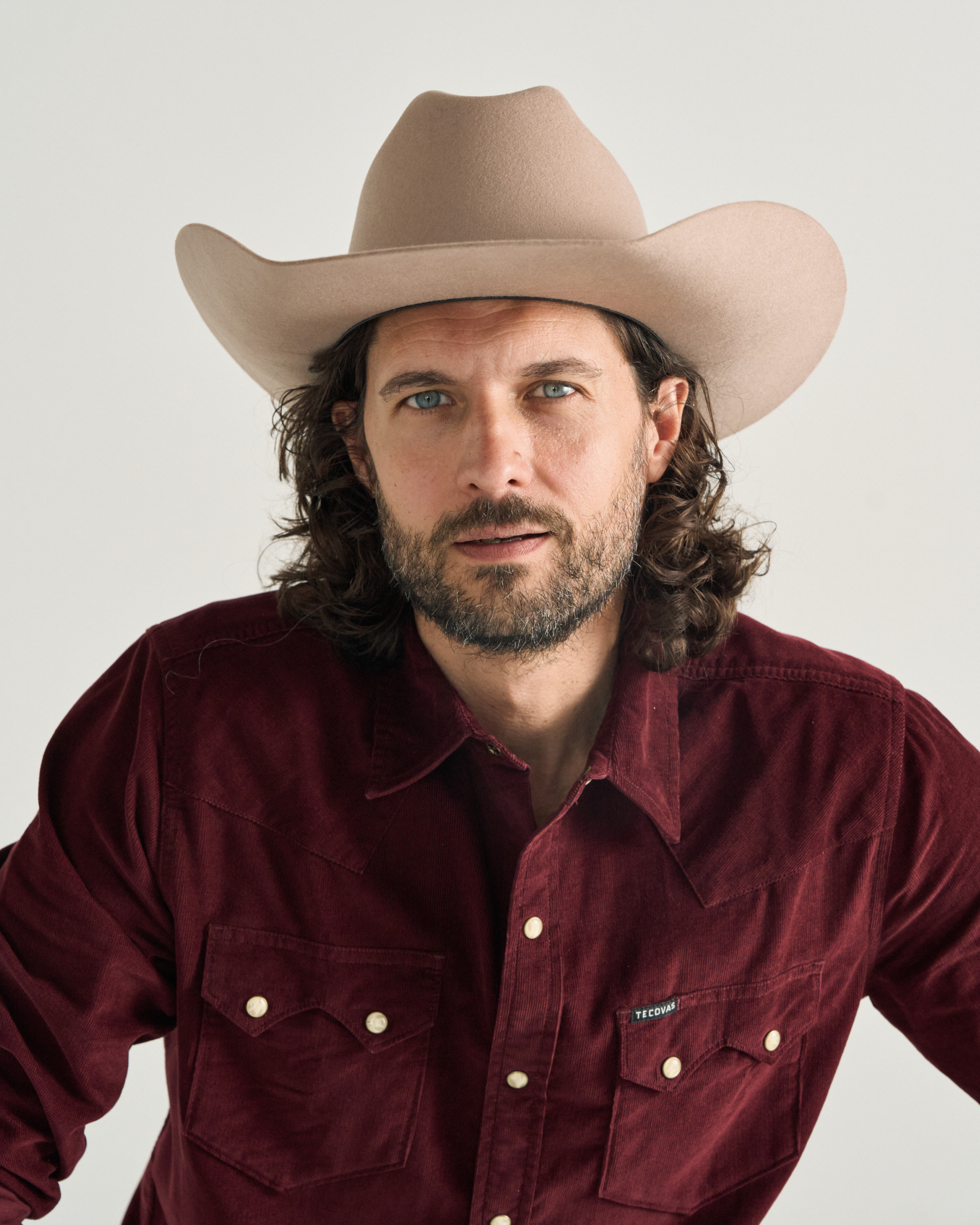 Cattleman Wool Cowboy Hat - Khaki Wool