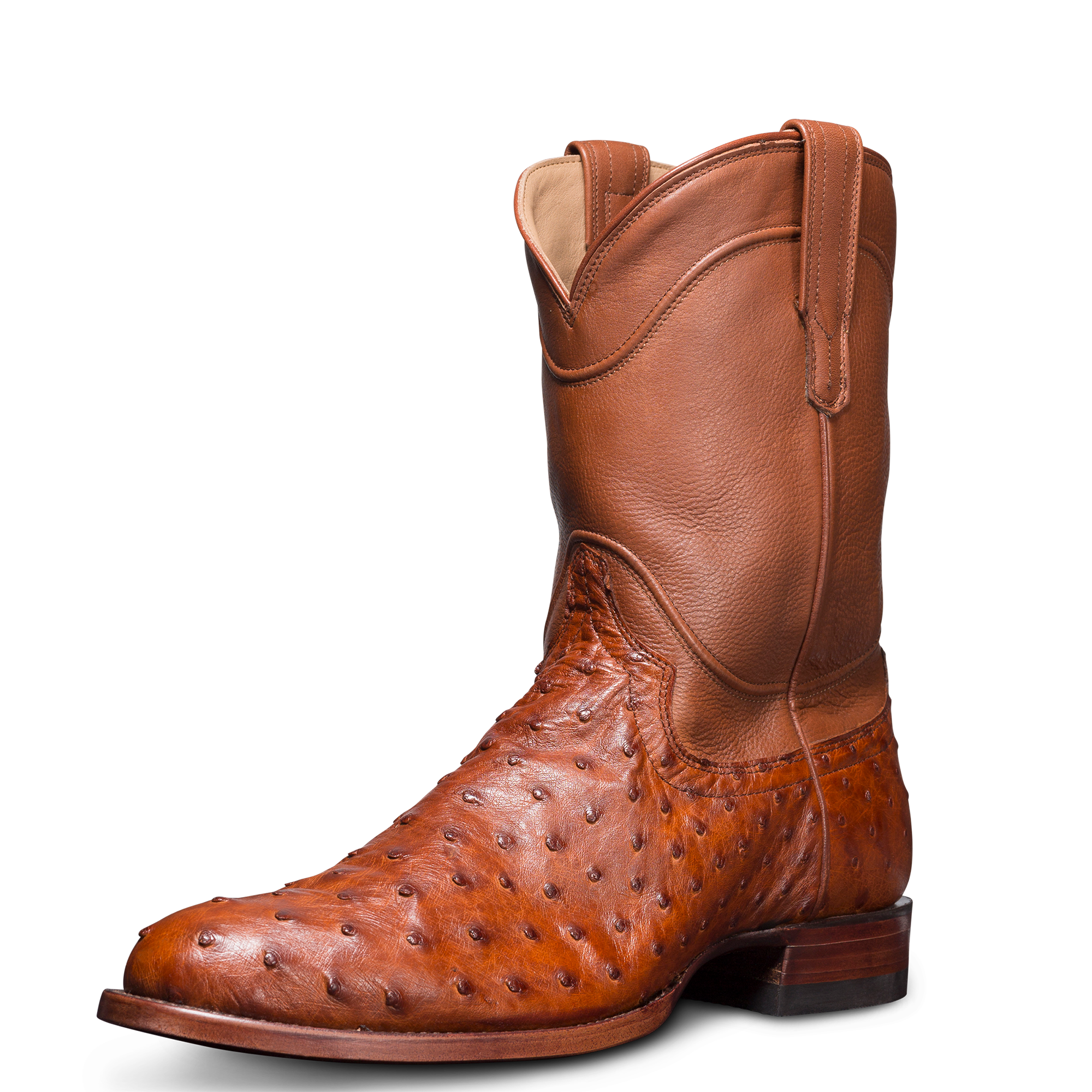 The Duke - Pecan Ostrich