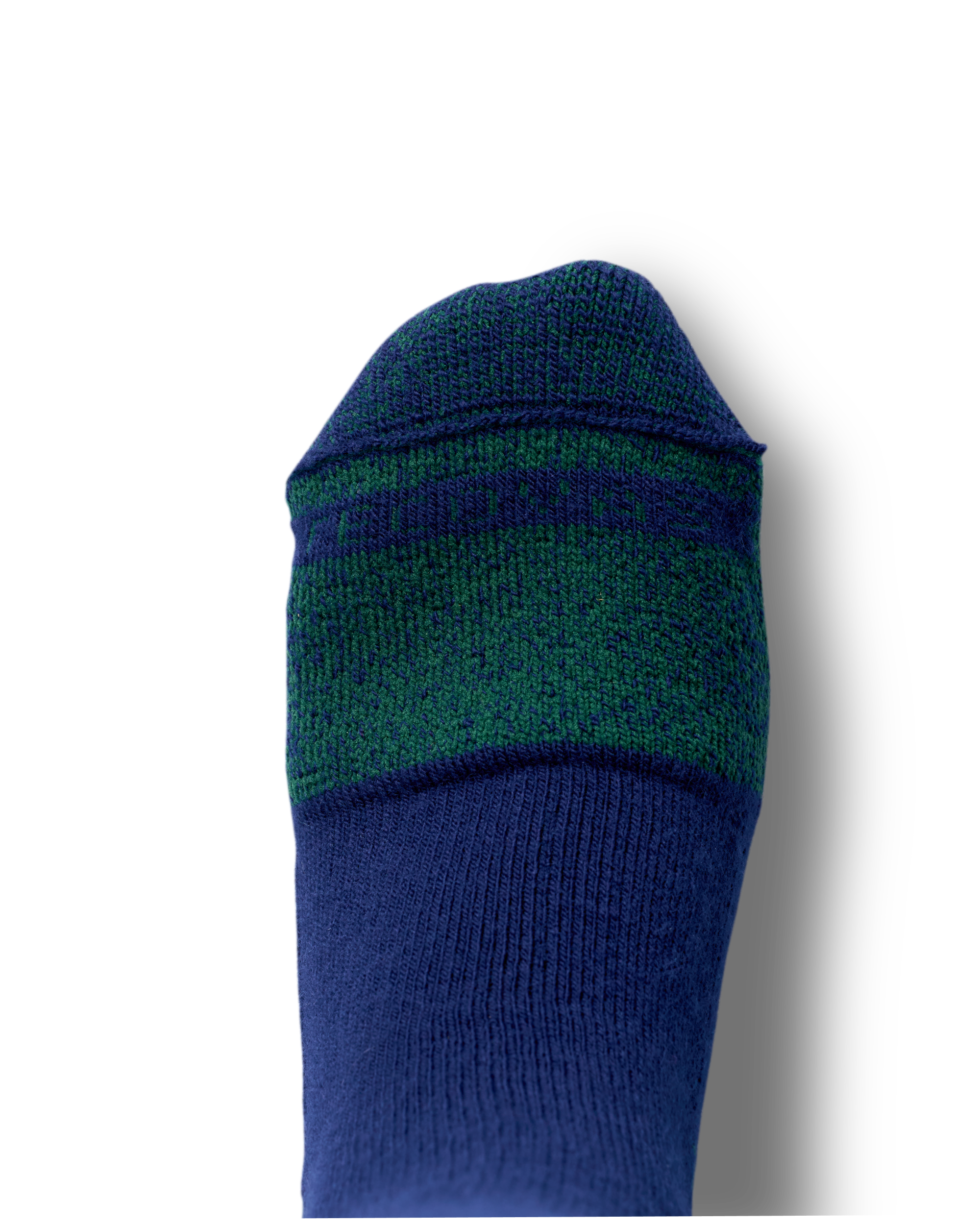 Work Socks (2-Pack) - Navy Tan Acrylic Blend