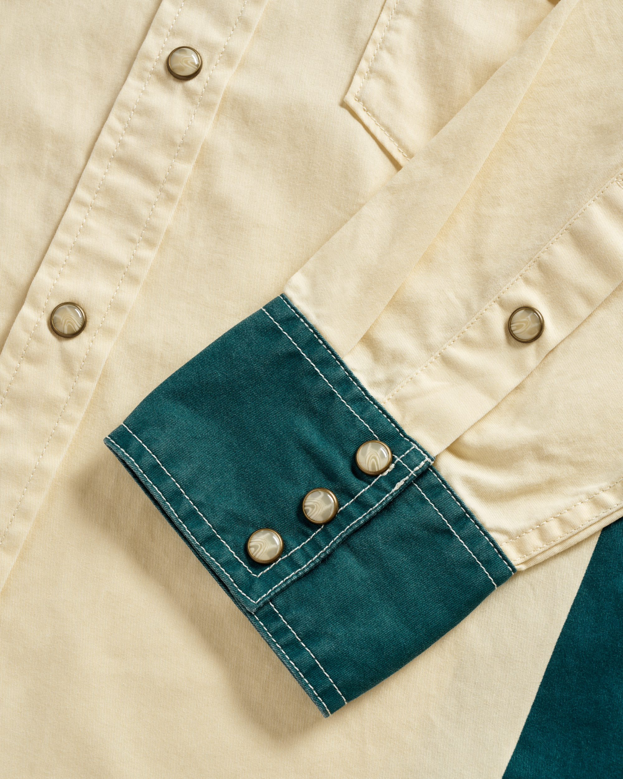 Men's Thorn Stopper Pearl Snap - Brick Cotton