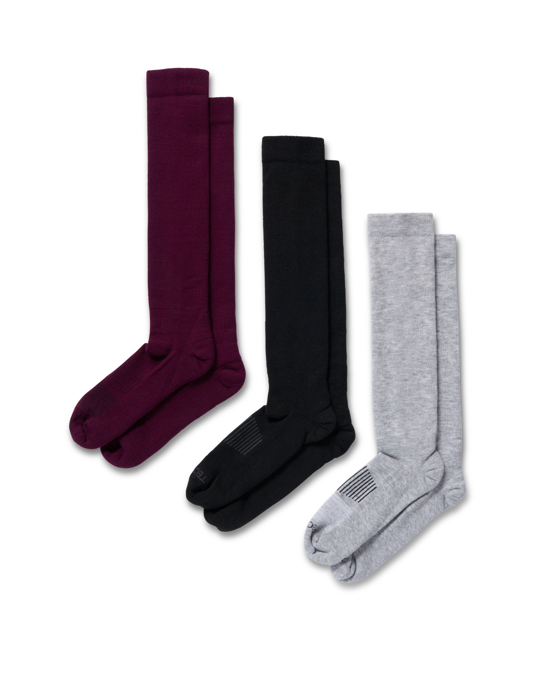 Over-The-Calf Socks (3-Pack) - Multi Iii Polyester Spandex