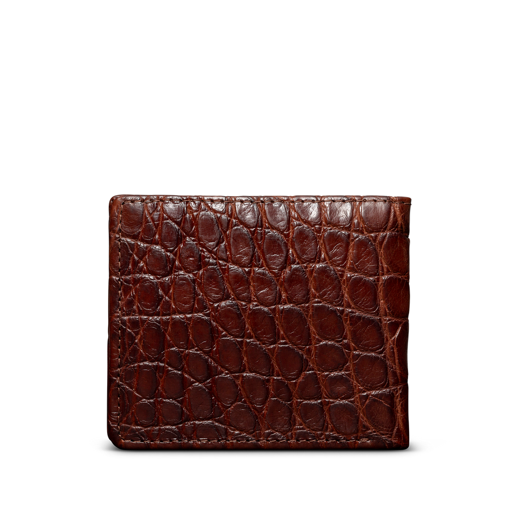 Alligator Billfold - Walnut Alligator