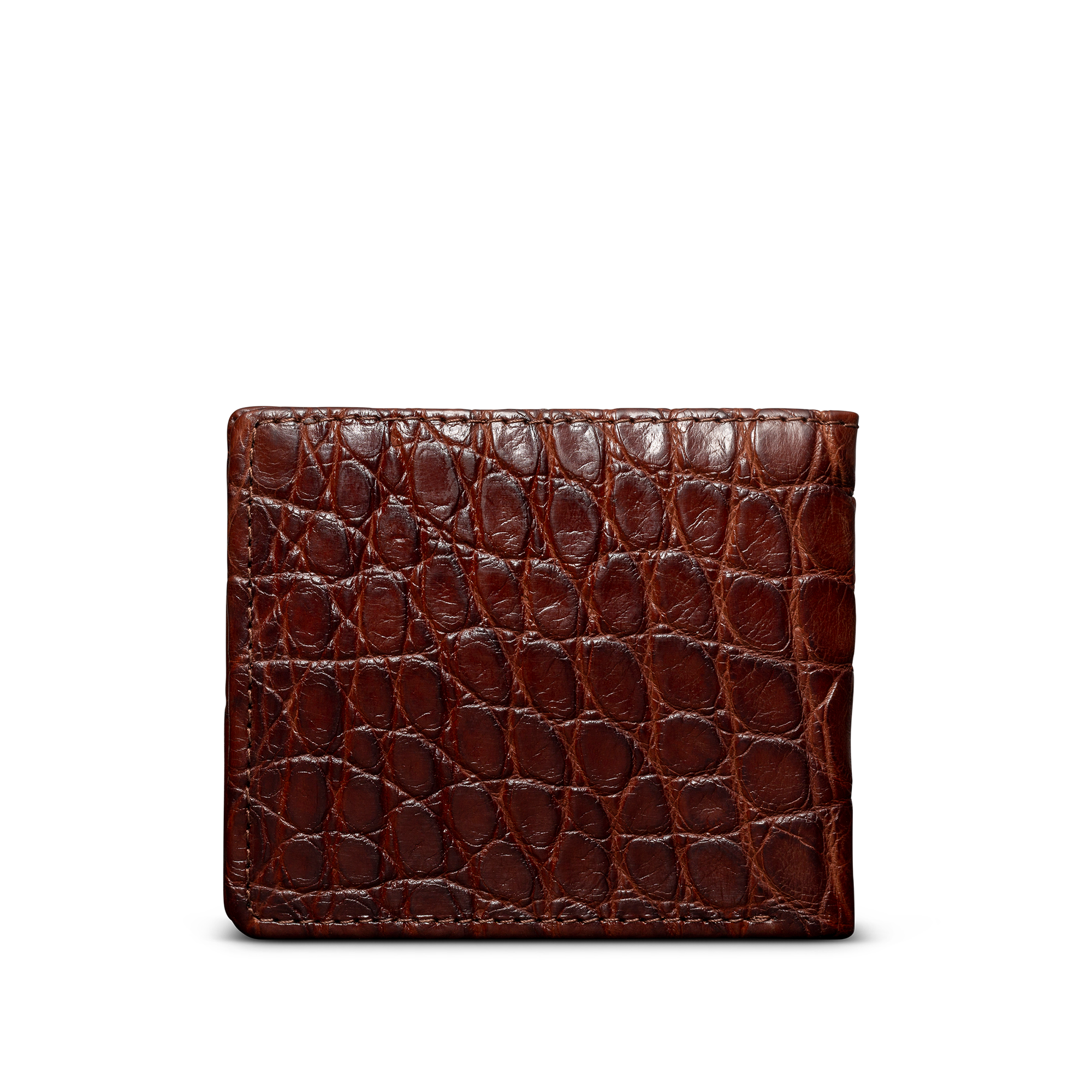Alligator Billfold - Walnut Alligator