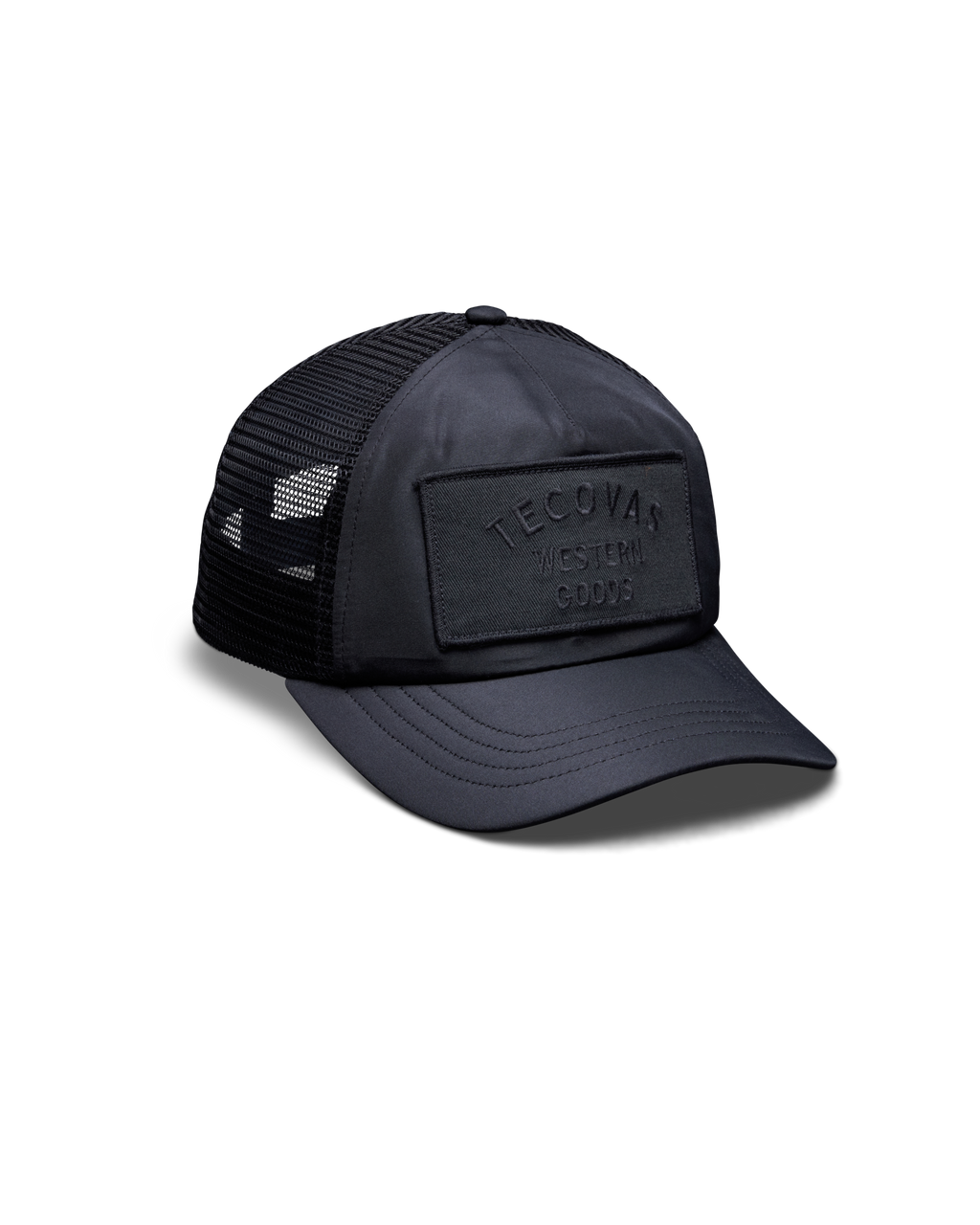Western Goods Trucker Hat - Black Polyester