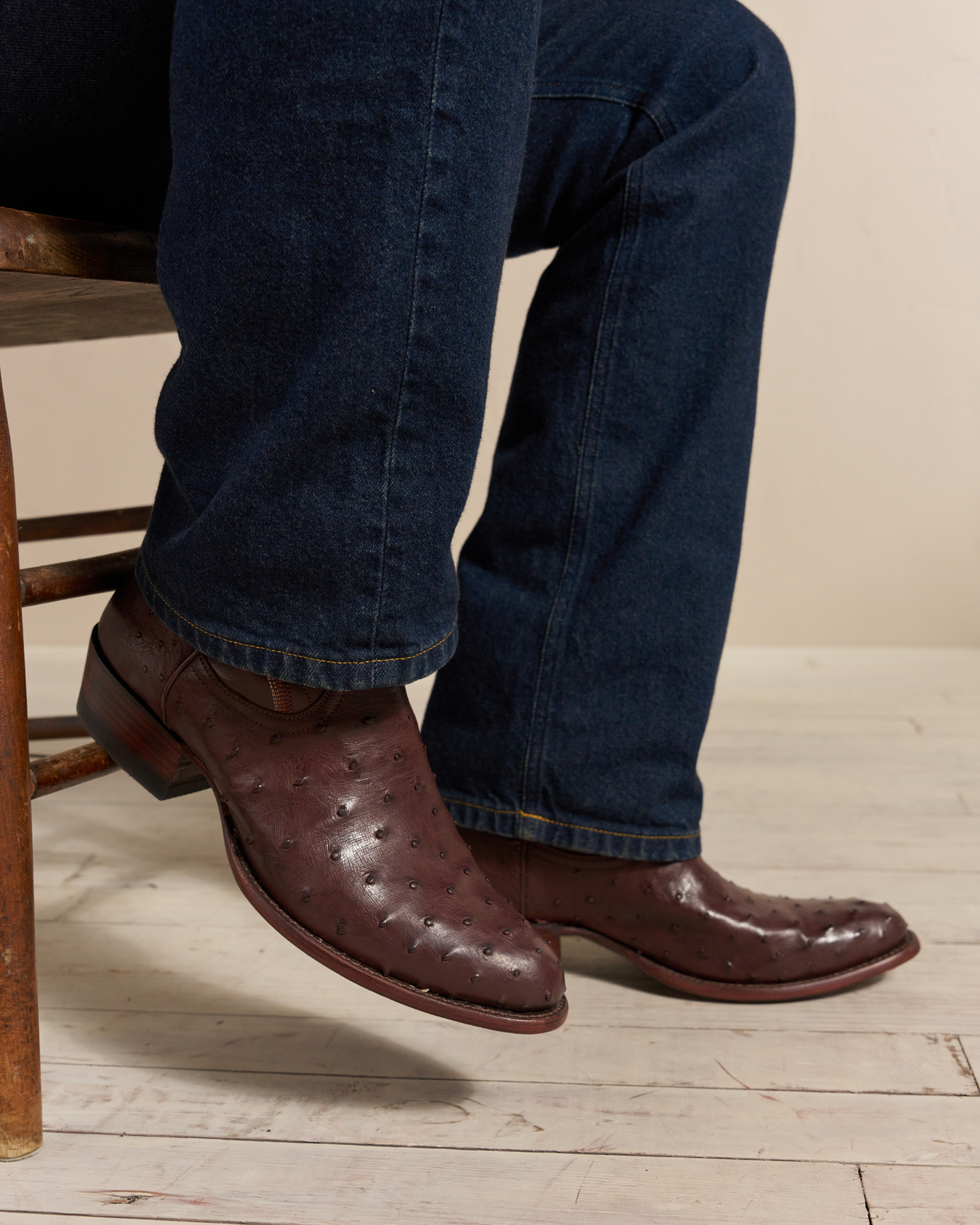 The Wyatt - Mahogany Ostrich