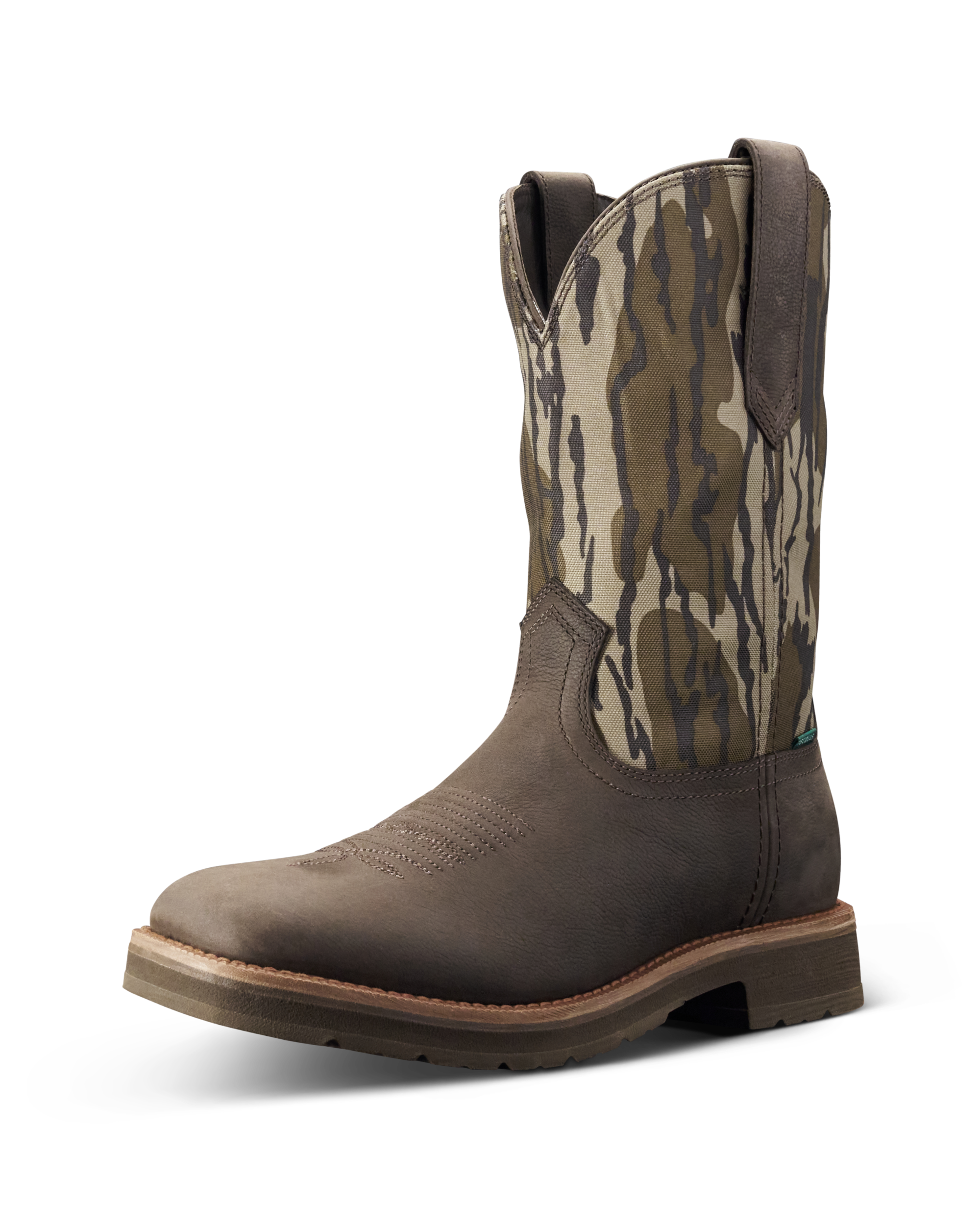 Tecovas x Mossy Oak Rugged Square Toe - Umber Cowhide