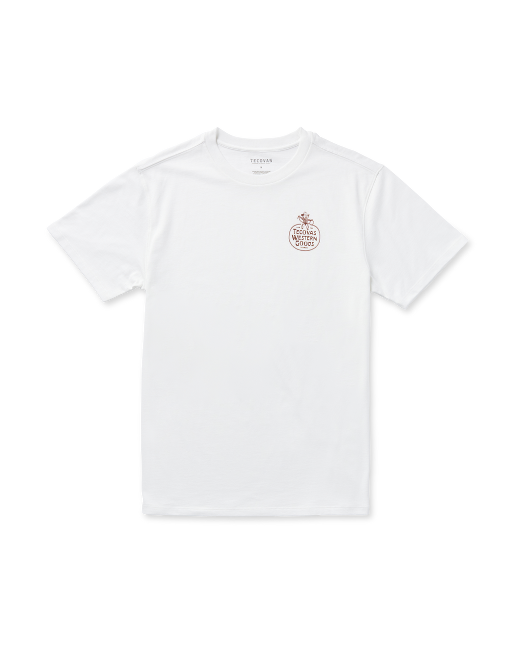 Men's Cowboy Rope Tee - Bone Brown Pima Cotton