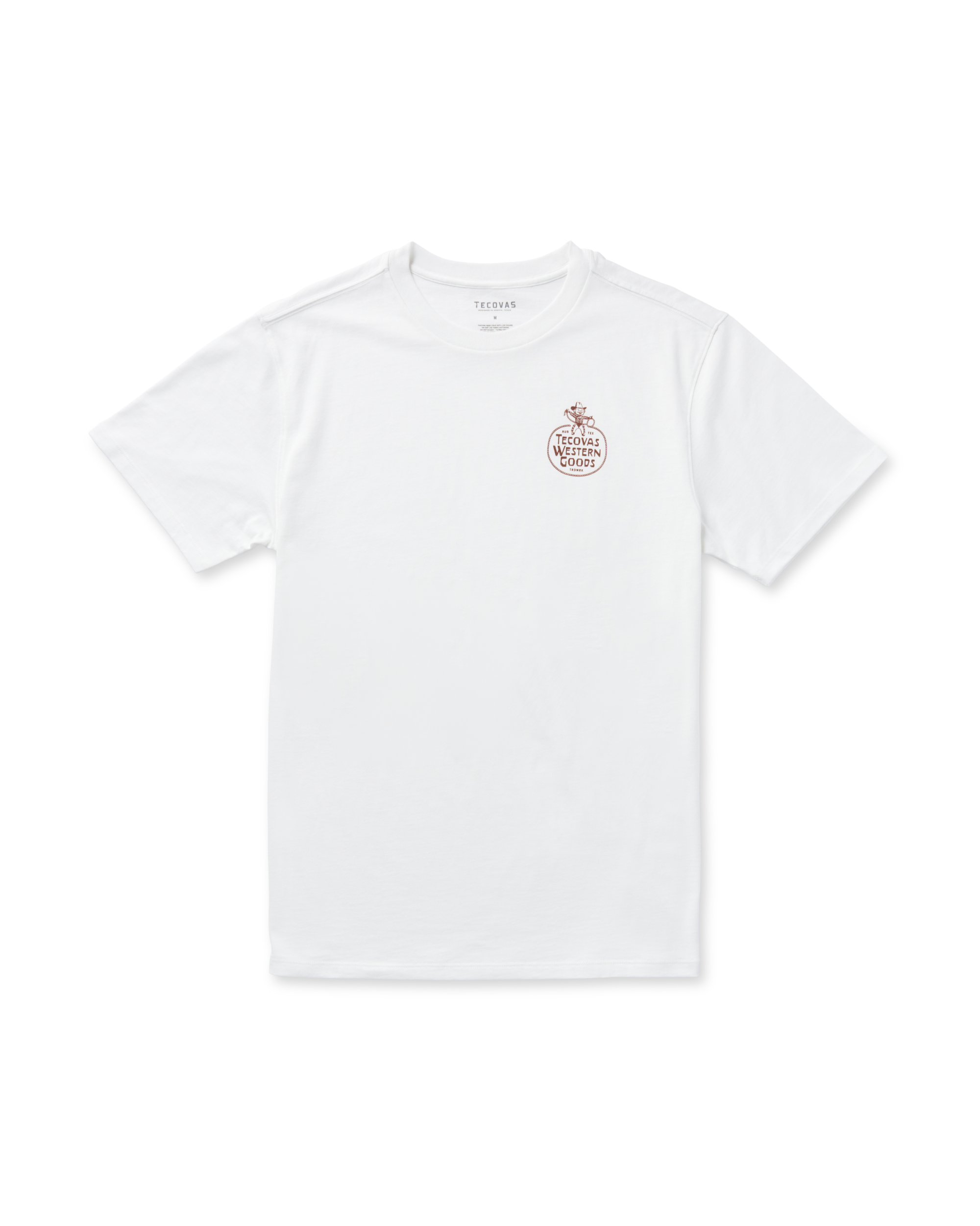 Men's Cowboy Rope Tee - Bone Brown Pima Cotton