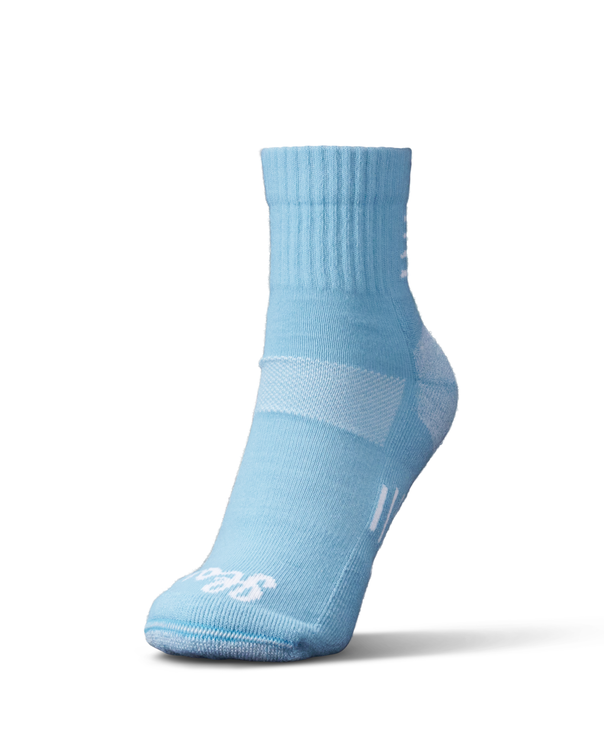 Yee Haw Hiker Sock (2-Pack) - White Blue Polyester Spandex