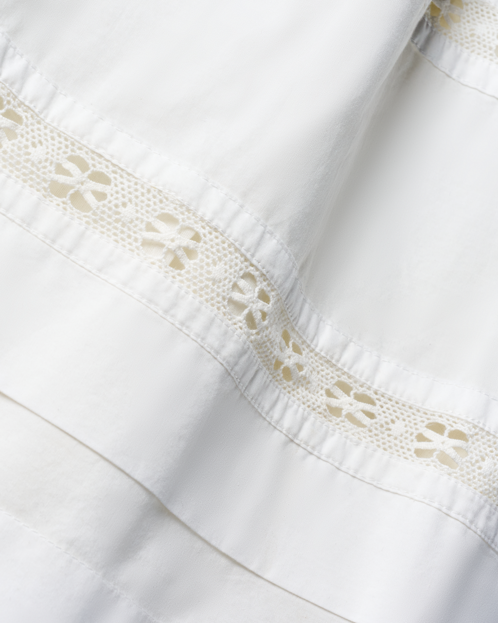 Women's Cotton Poplin Midi Skirt - White Cotton