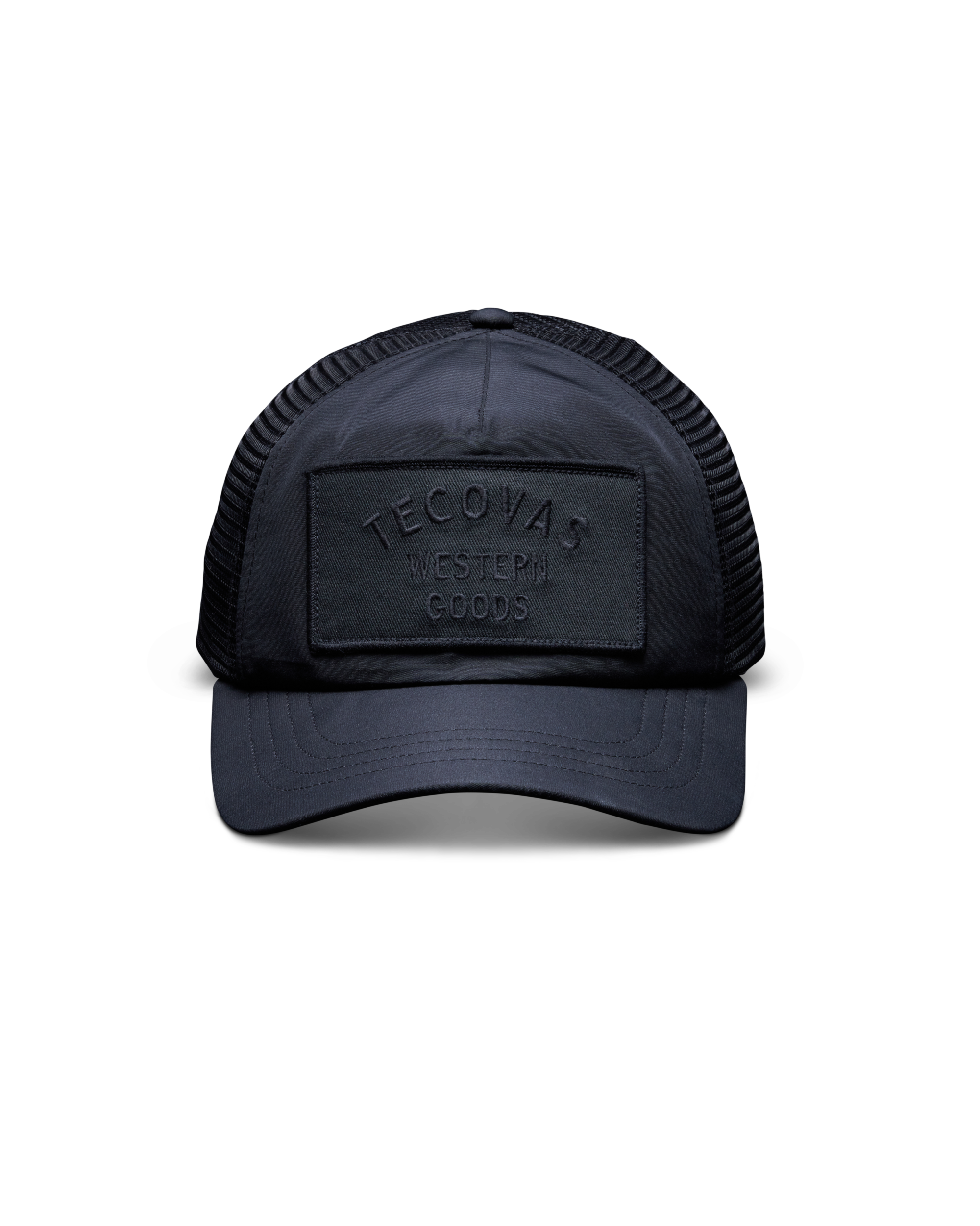 Western Goods Trucker Hat - Black Polyester