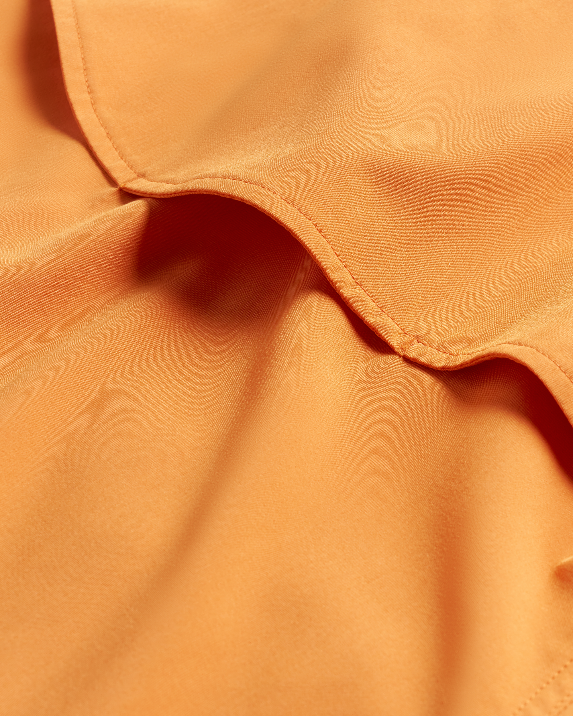 Men's Performance Short Sleeve Western Pearl Snap - Orange Zest Performance