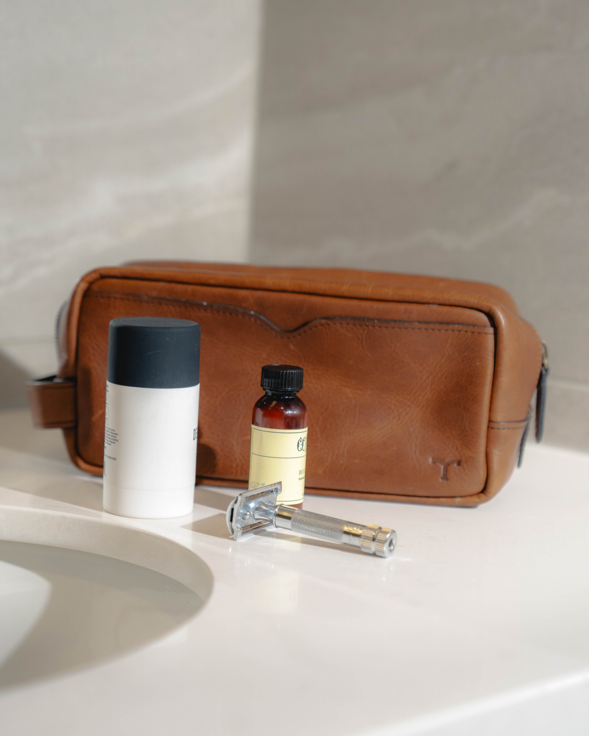 Bartlett Travel Kit - Cognac Cowhide