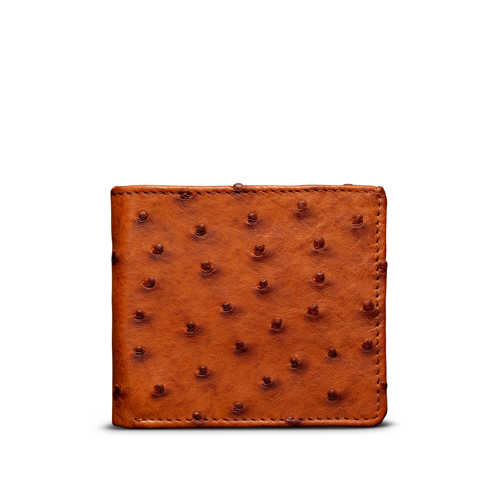 Ostrich Billfold - Pecan Ostrich