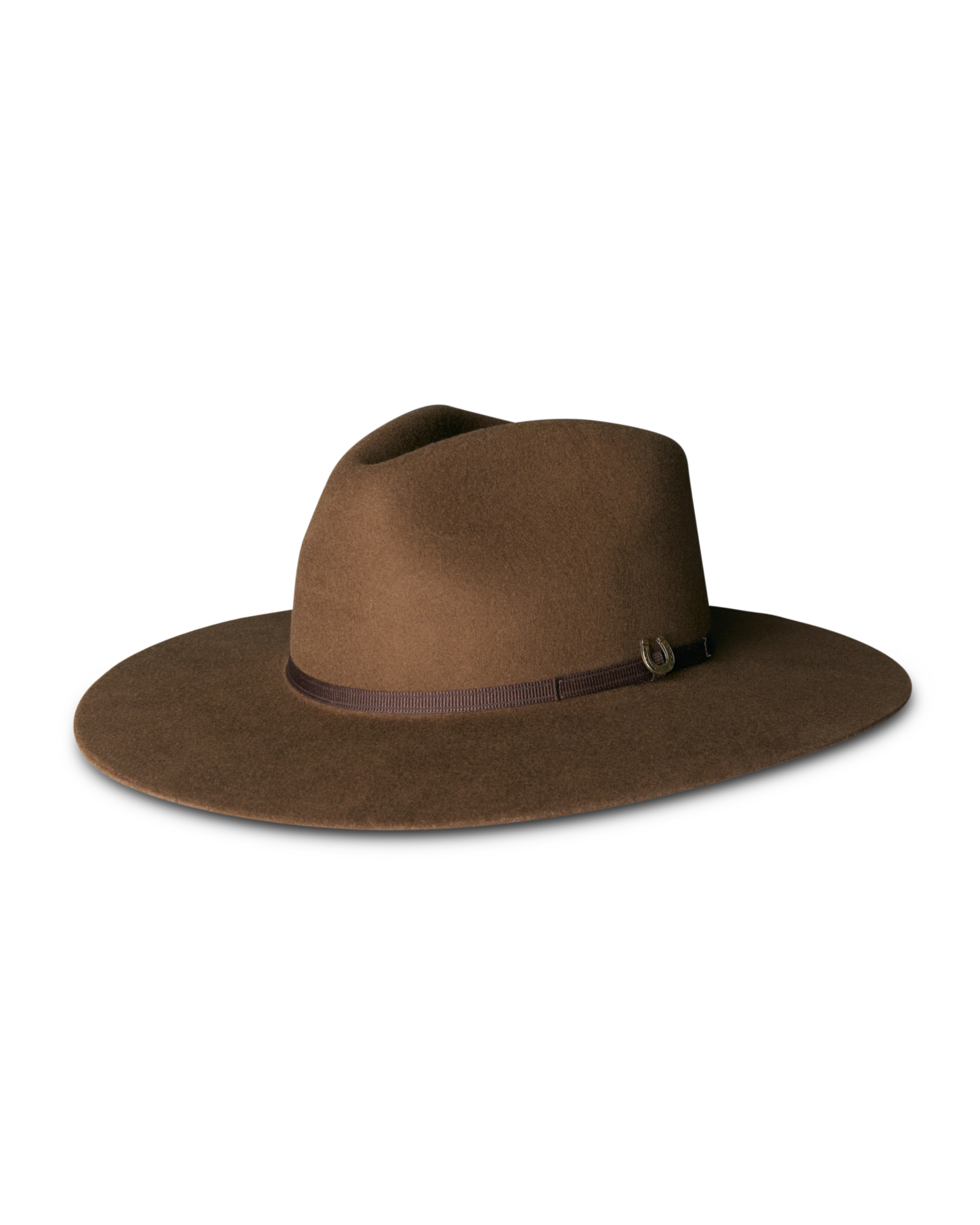 The Belle Wool Cowgirl Hat - Medium Brown Wool