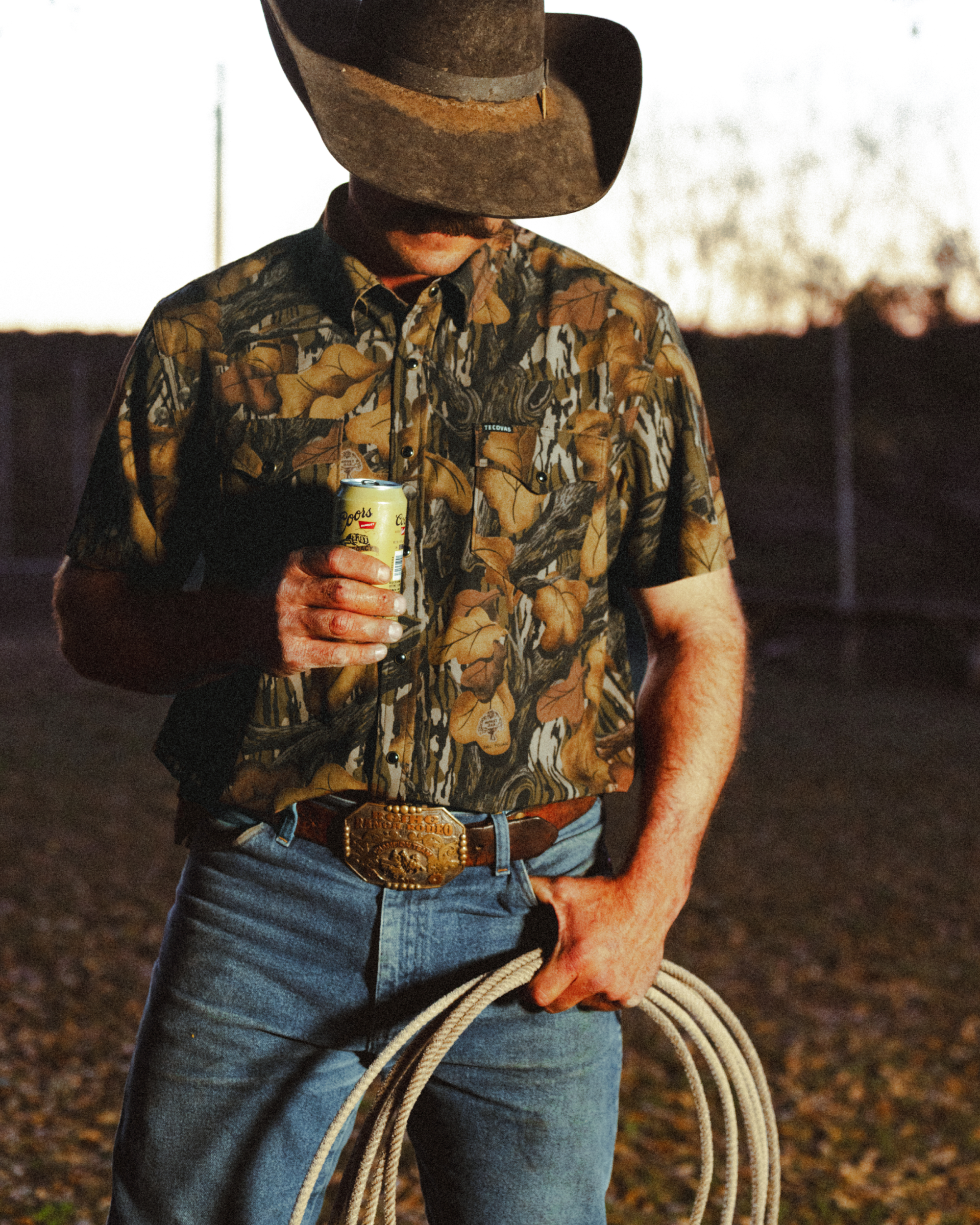 Men's Performance Short Sleeve Western Pearl Snap - Fall Foliage Performance