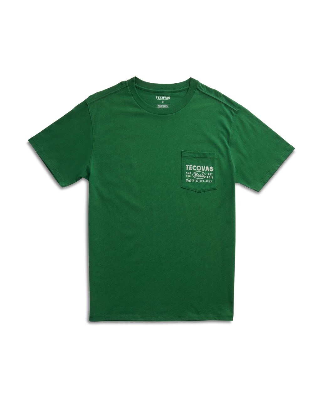 Men's Boots Advertisment Tee - Green Pima Cotton