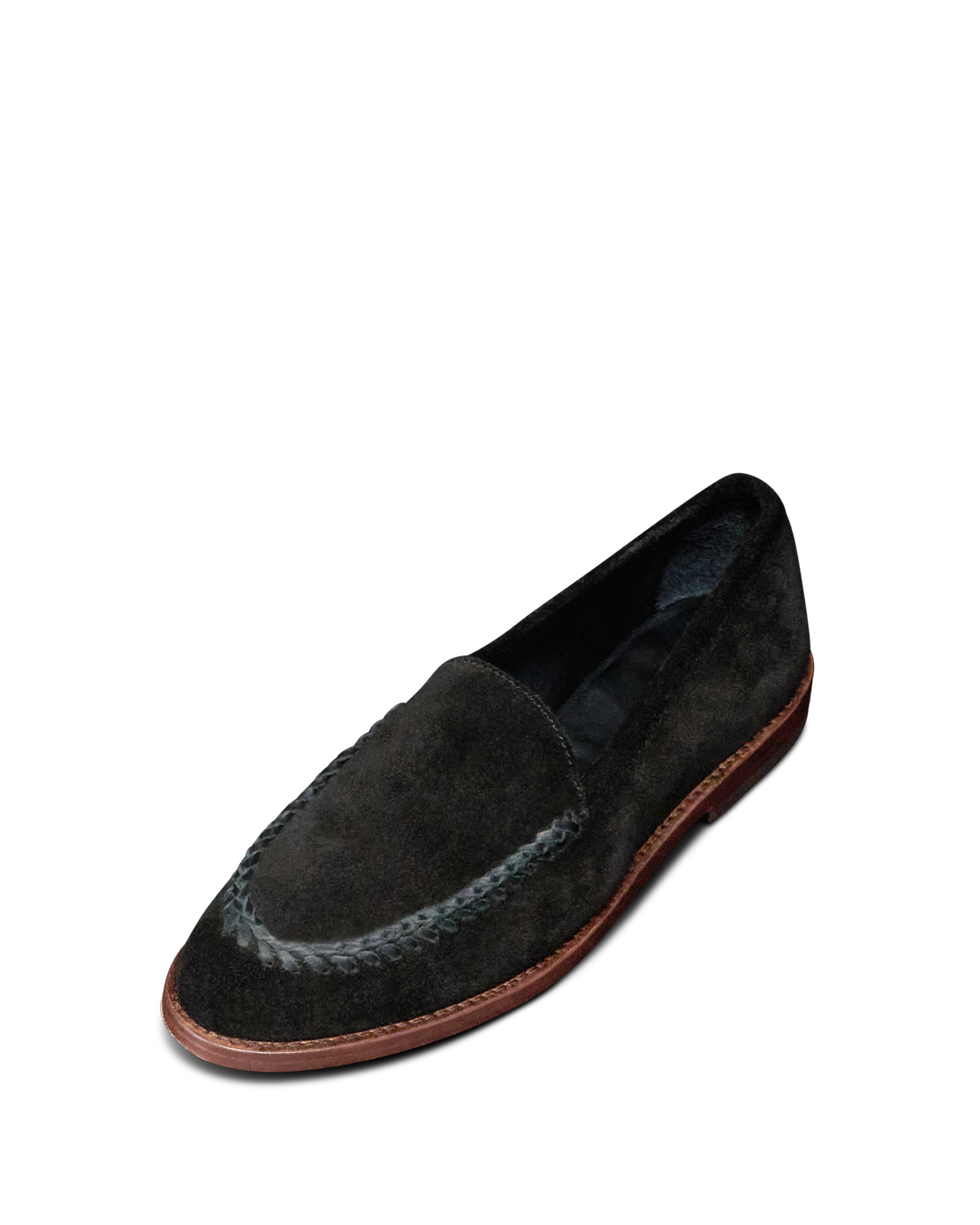The Claire Braid - Midnight Suede