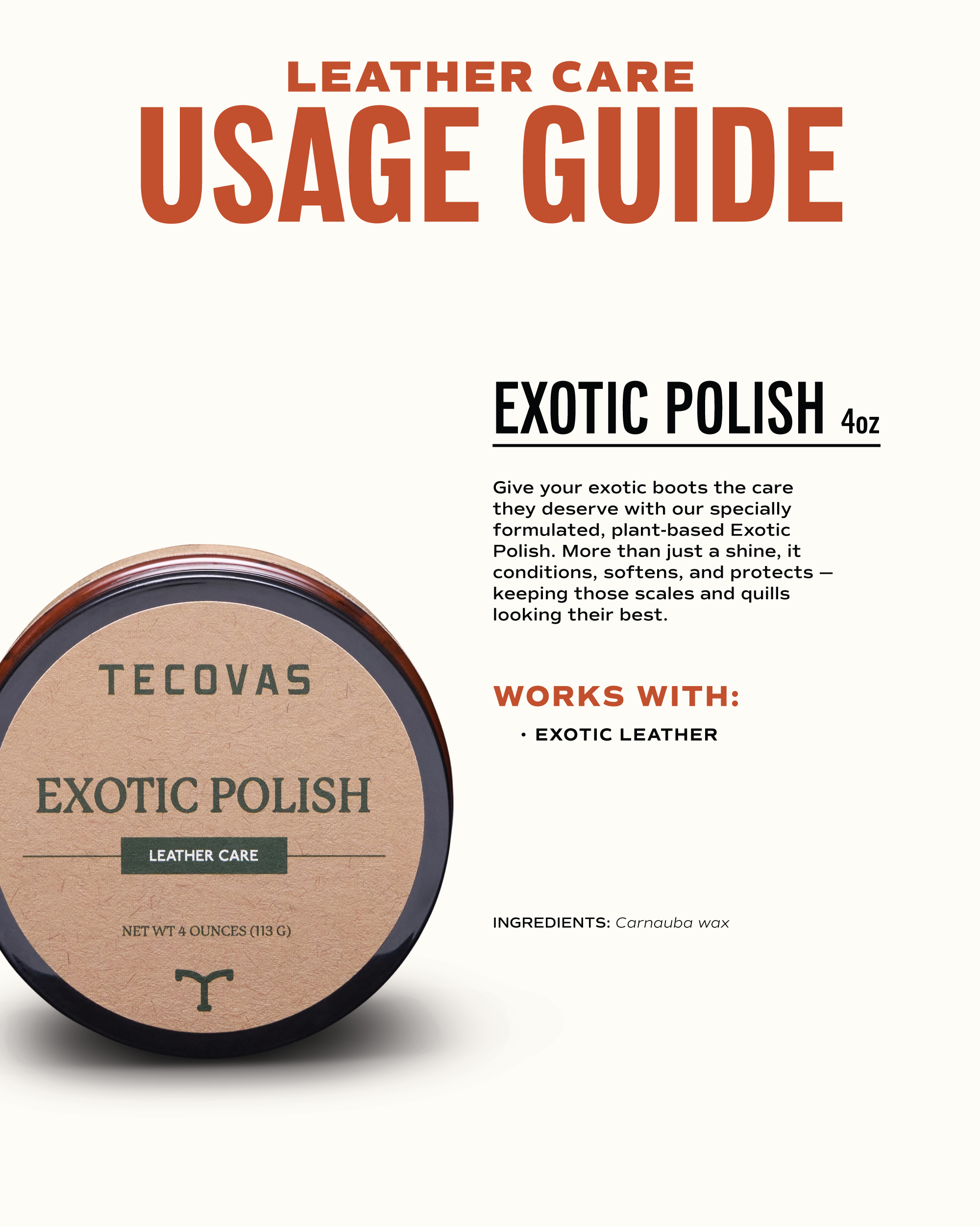 Exotic Polish 4 oz Jar - Cleaning Agent