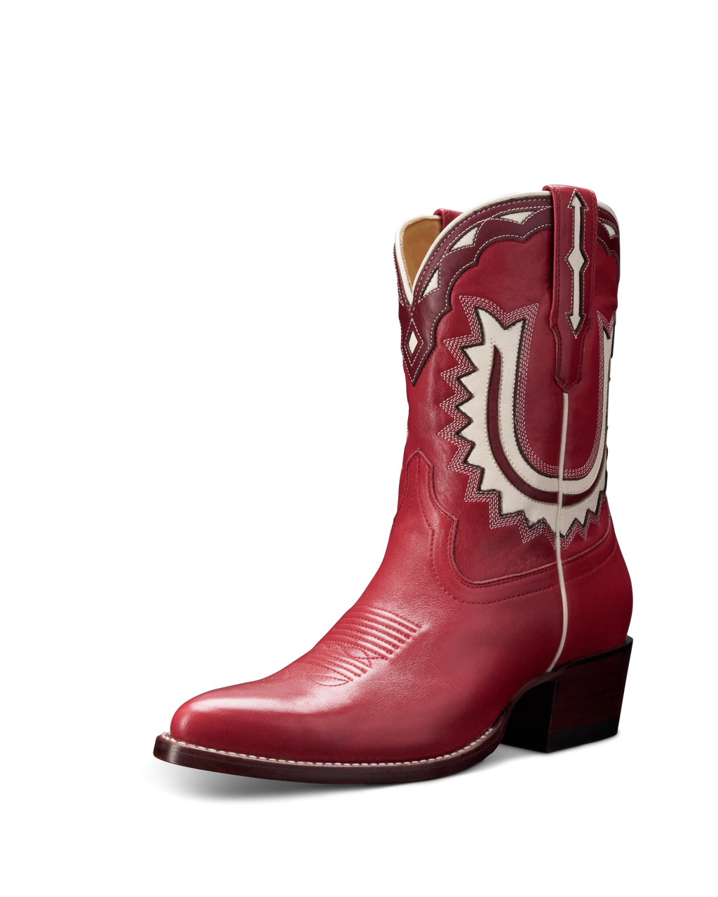 The Jolene - Crimson Bone Cowhide