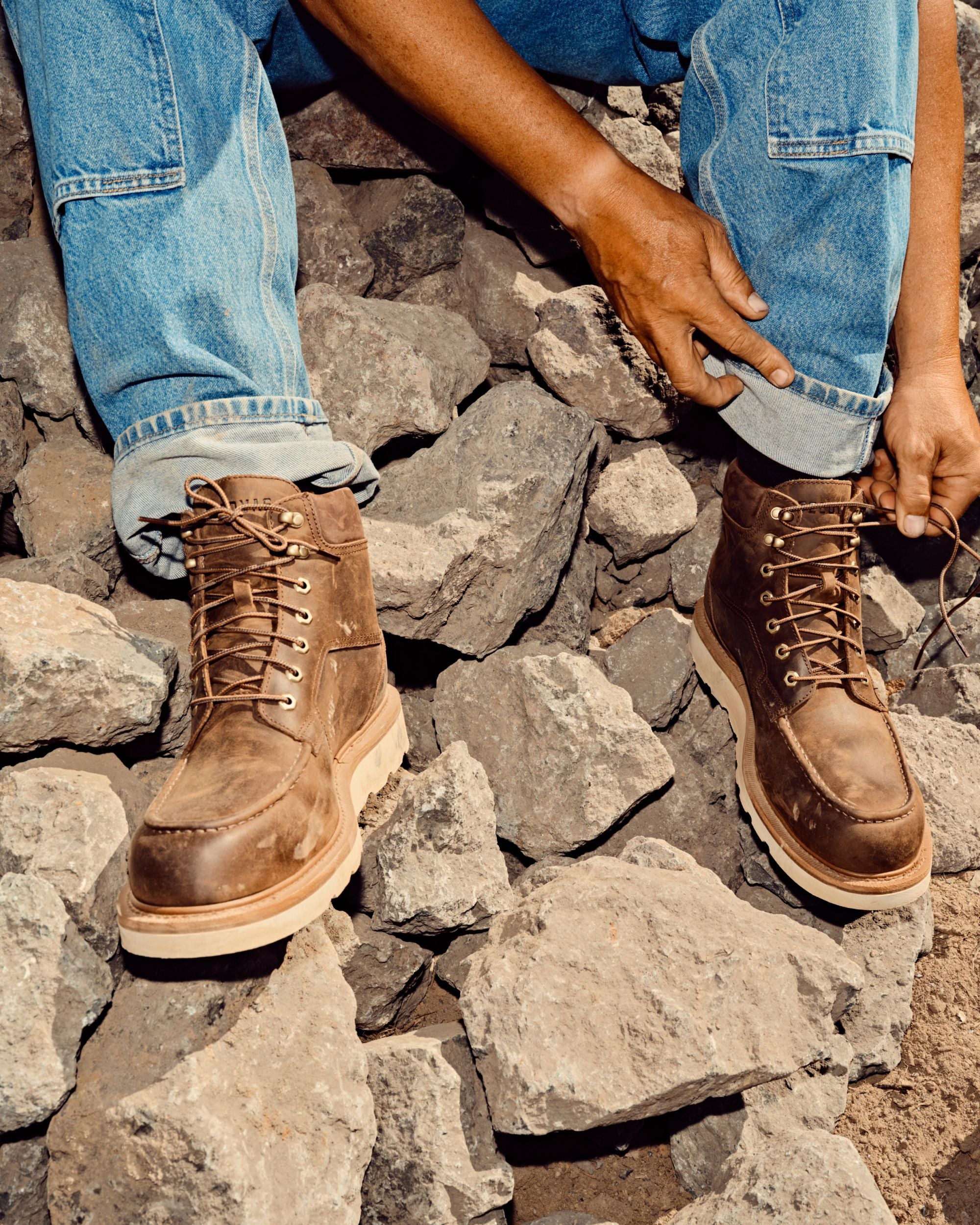 LongHaul Waterproof Moc Composite Toe Work Boot - Espresso Cowhide