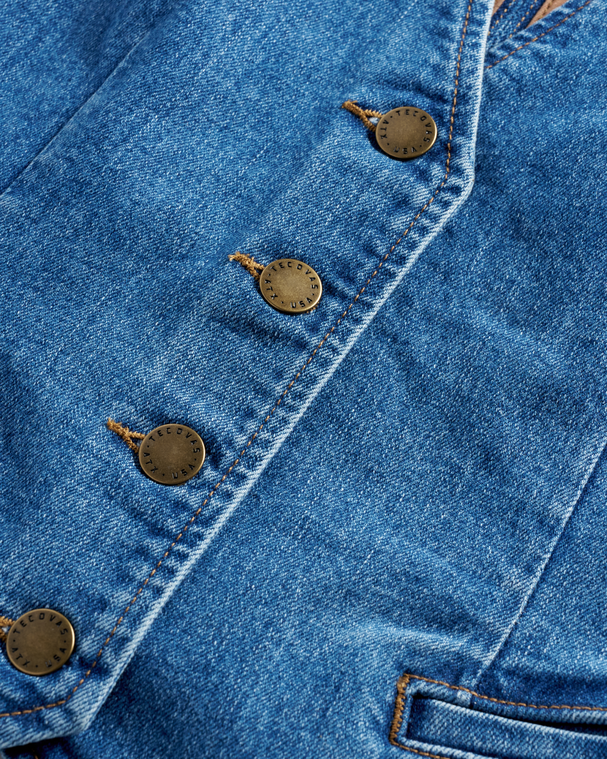 Women's Denim Vest - Medium Wash Denim