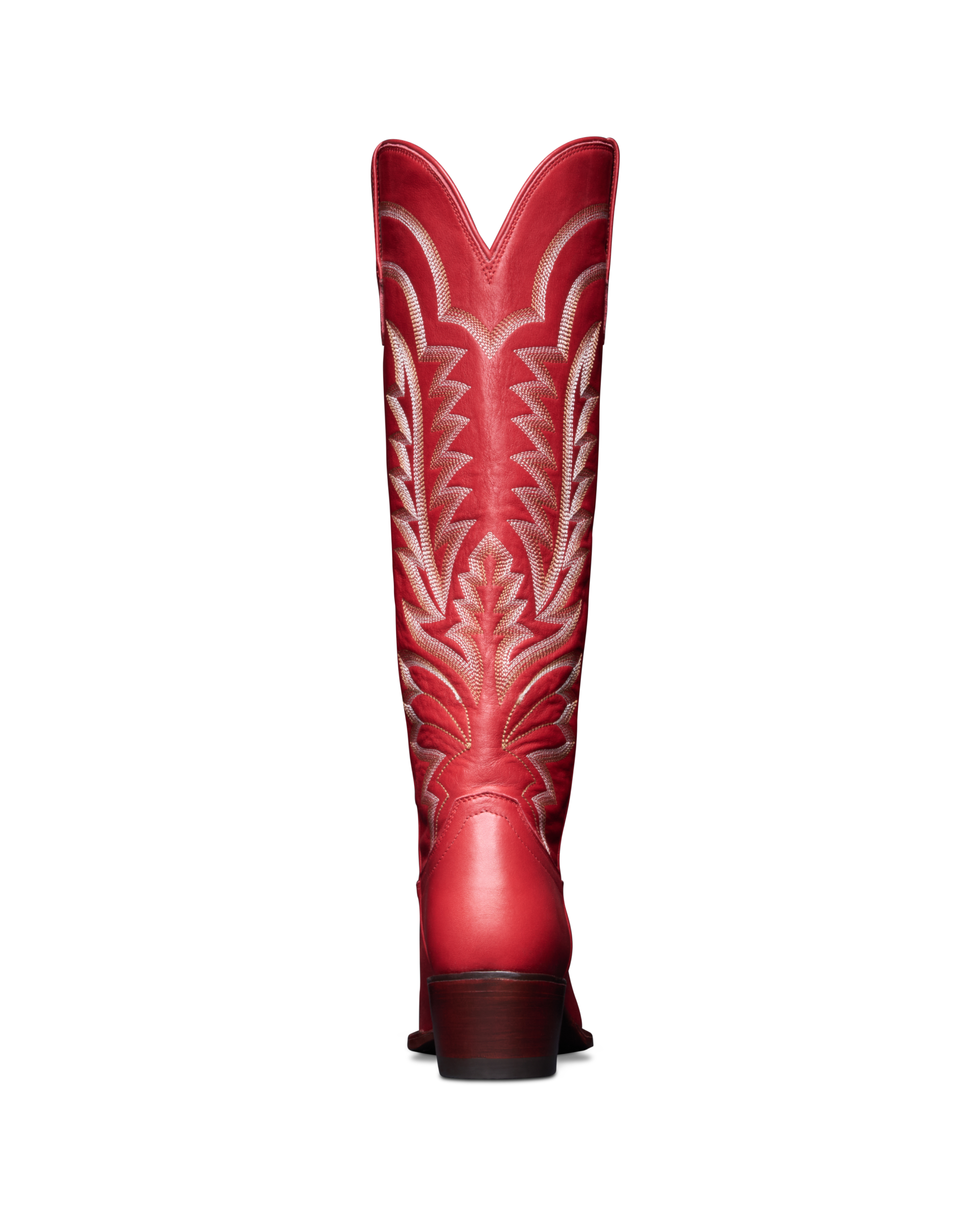 The Abby - Crimson Cowhide