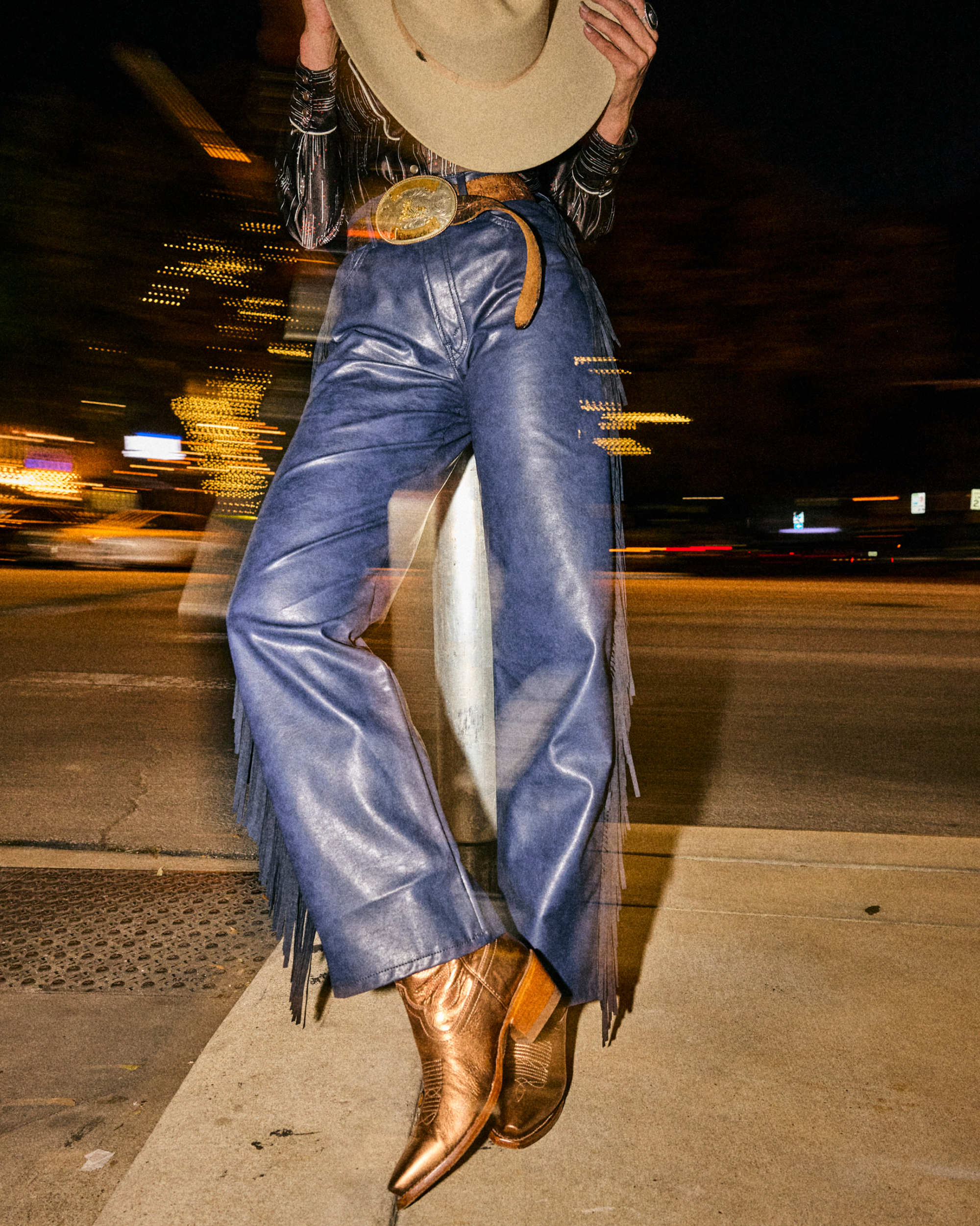 The Annie - Copper Cowhide