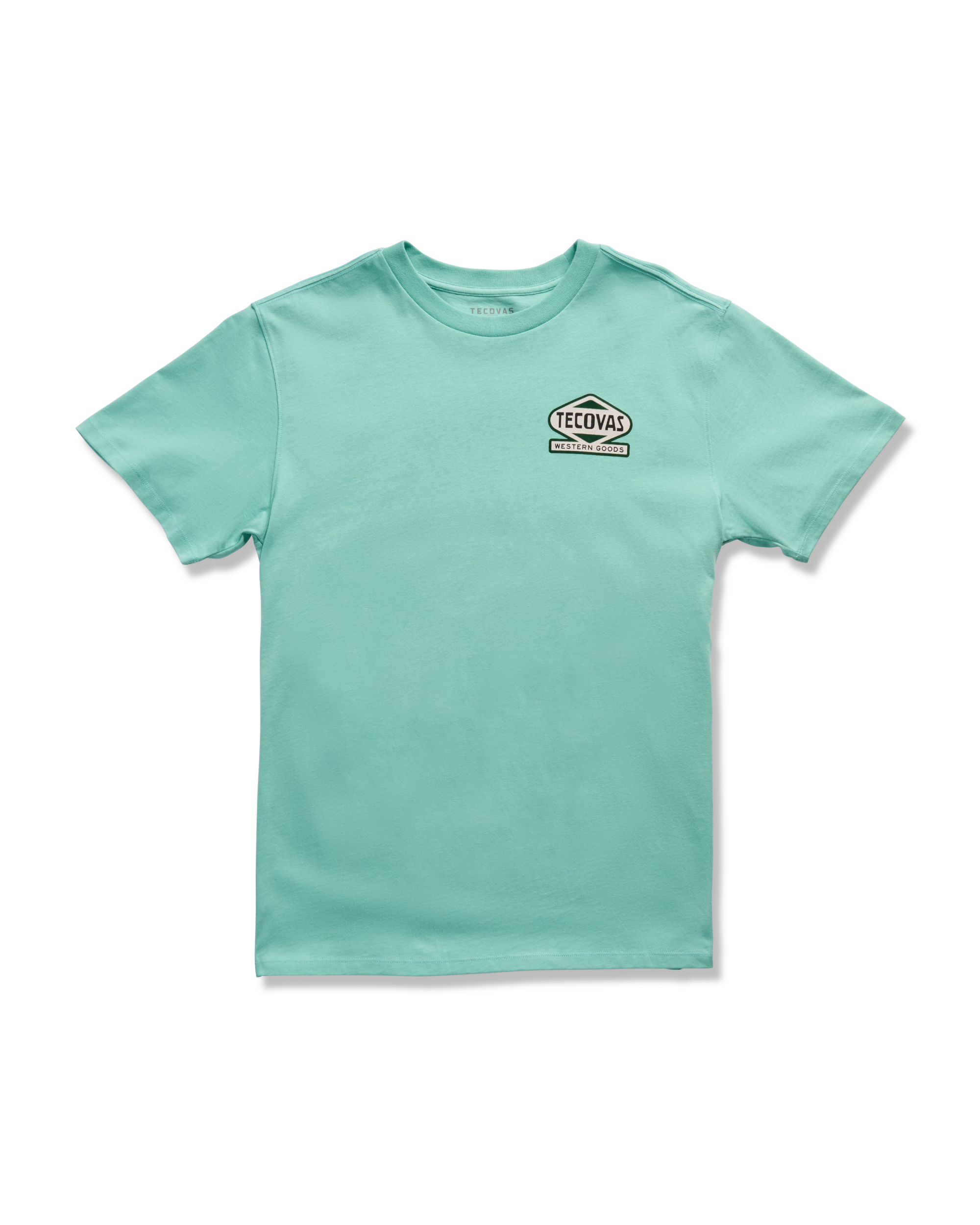 Men's Neon Sign Tee - Turquoise Pima Cotton